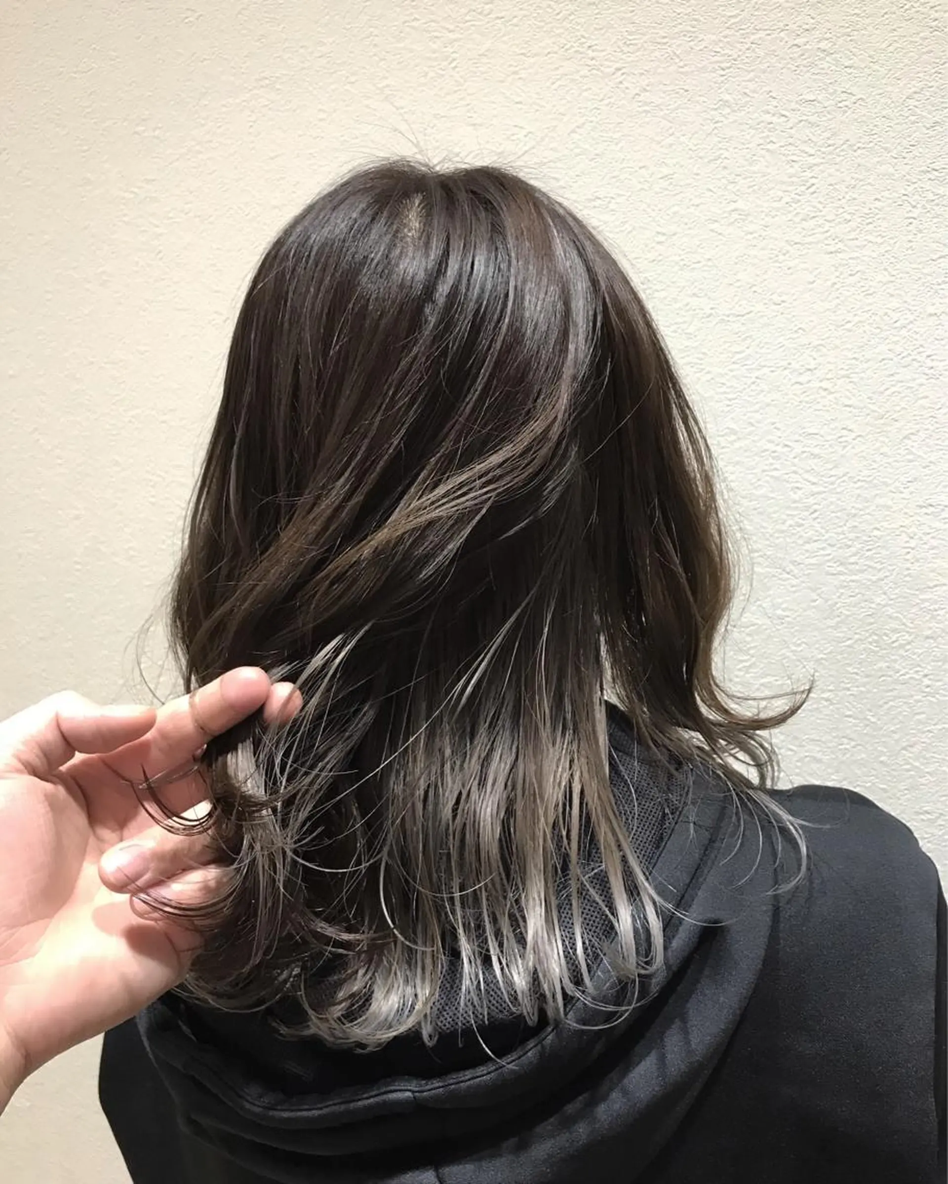 セミロング カラー ヘアカラー 松崎 崇のヘアスタイル