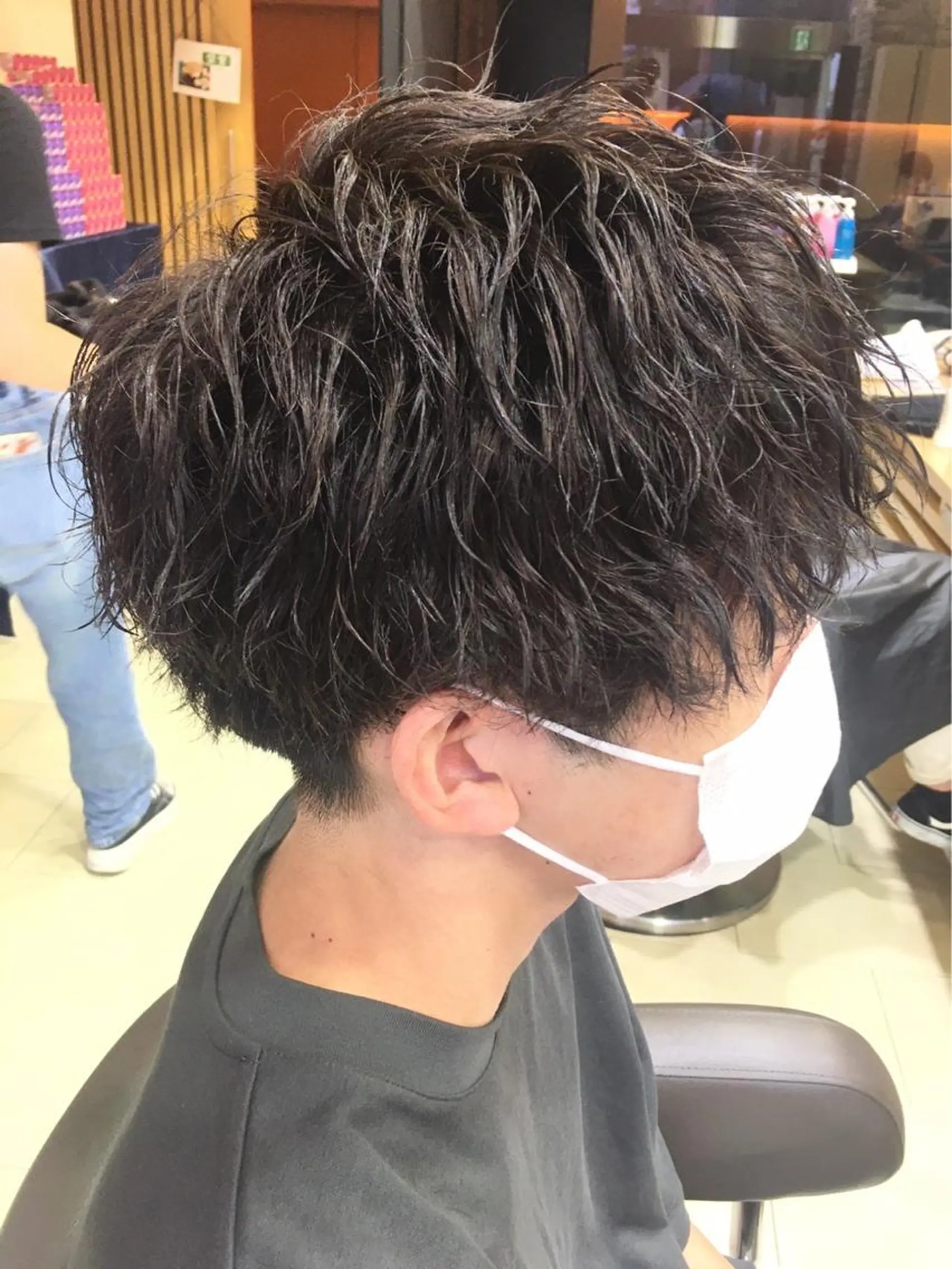 パーマ メンズ 韓国🩶Y2Kネイル 💫くれはのネイルデザイン