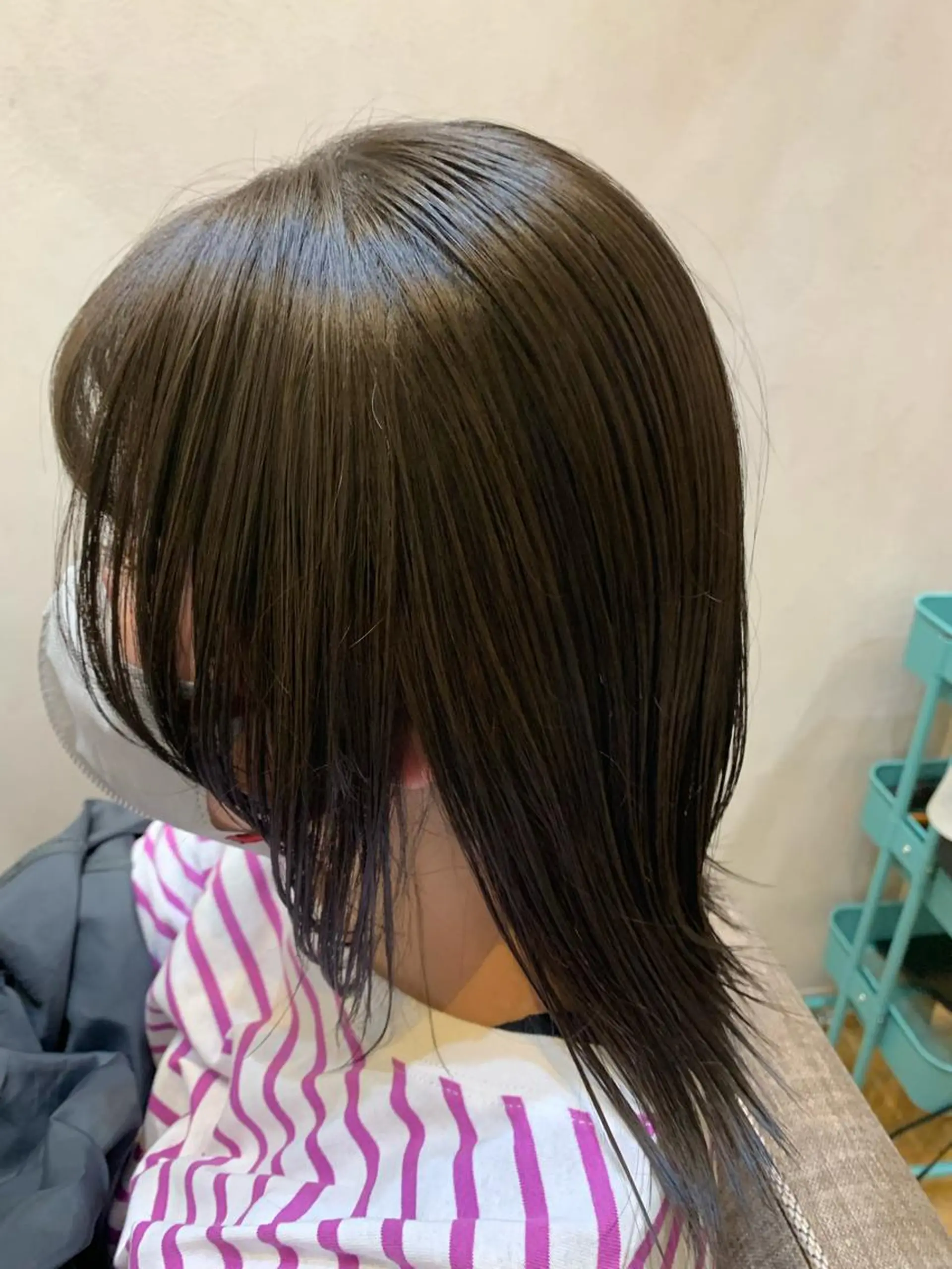 セミロング カット ヘアカラー newiネウィ _naoのヘアスタイル