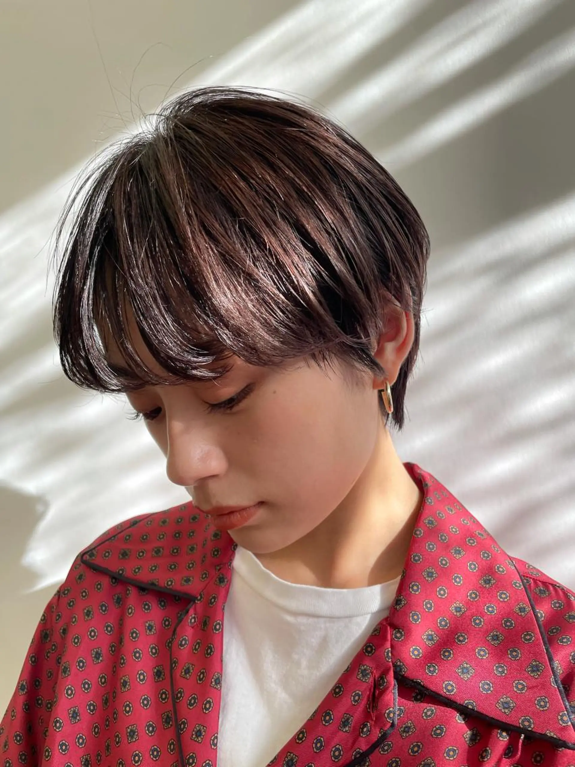 ショート カラー 笠原 健人のヘアスタイル