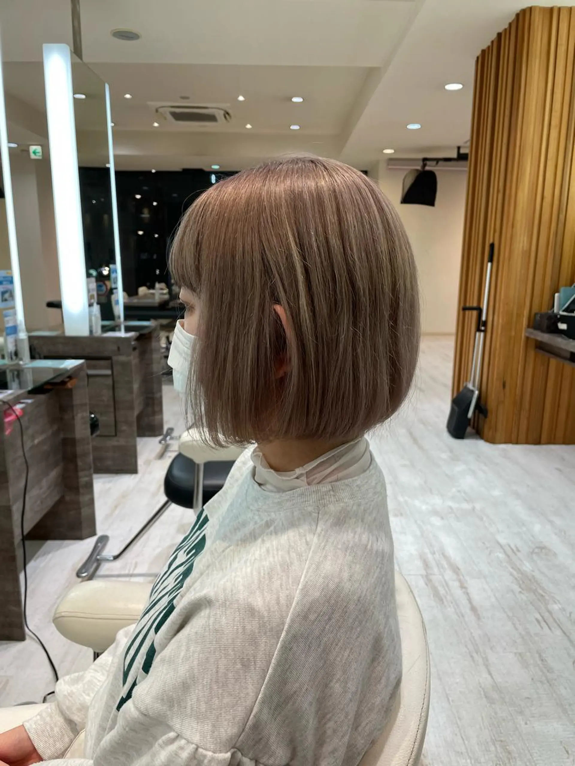 ショート カラー 淡路上新庄/髪質改善 .艶カラー/野口春貴のヘアスタイル