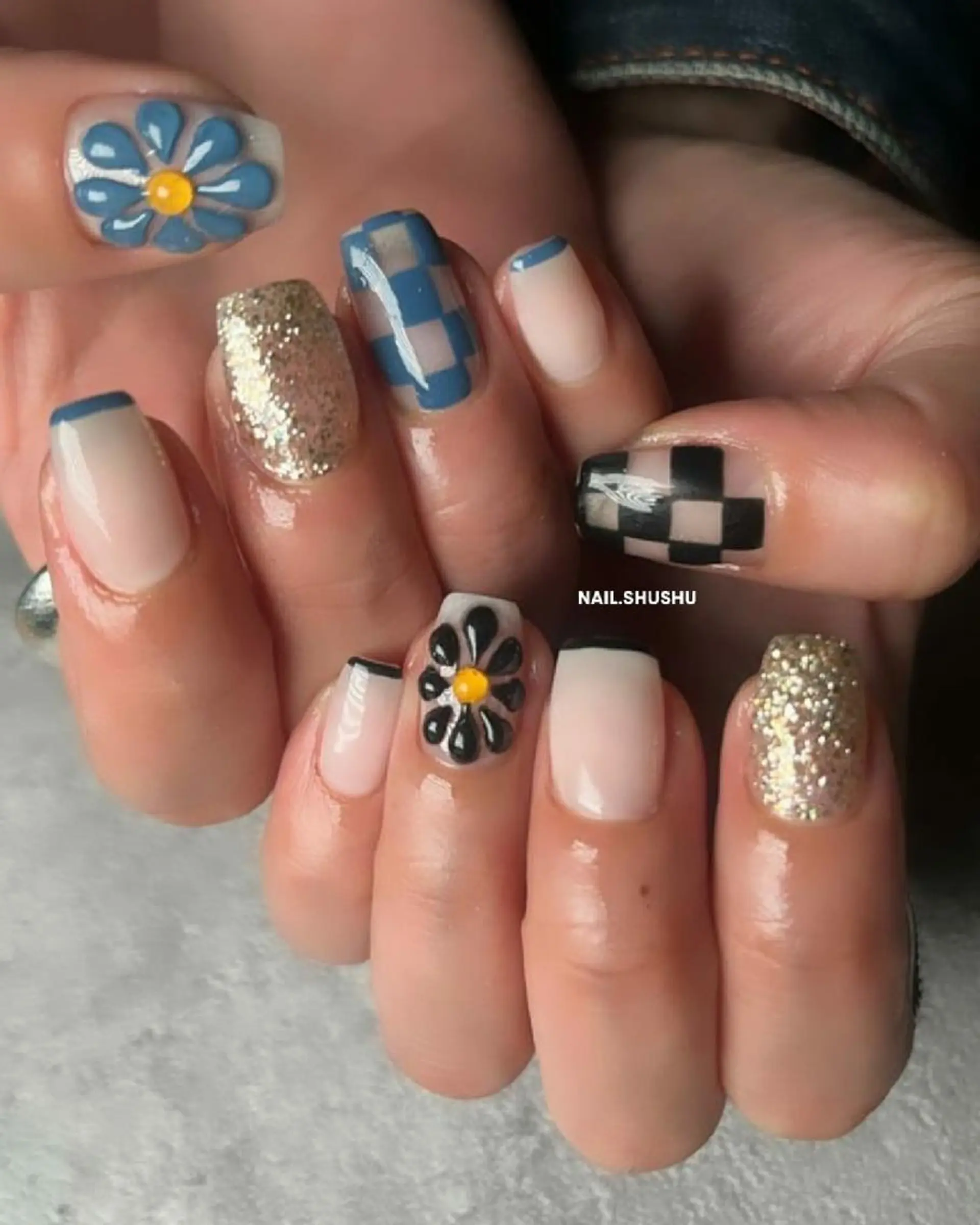 ネイル 持ち込み ニュアンスネイル ワンカラーネイル シンプルネイル バレンタイン 3dパーツ/流行り 👧shushu❤️のネイルデザイン