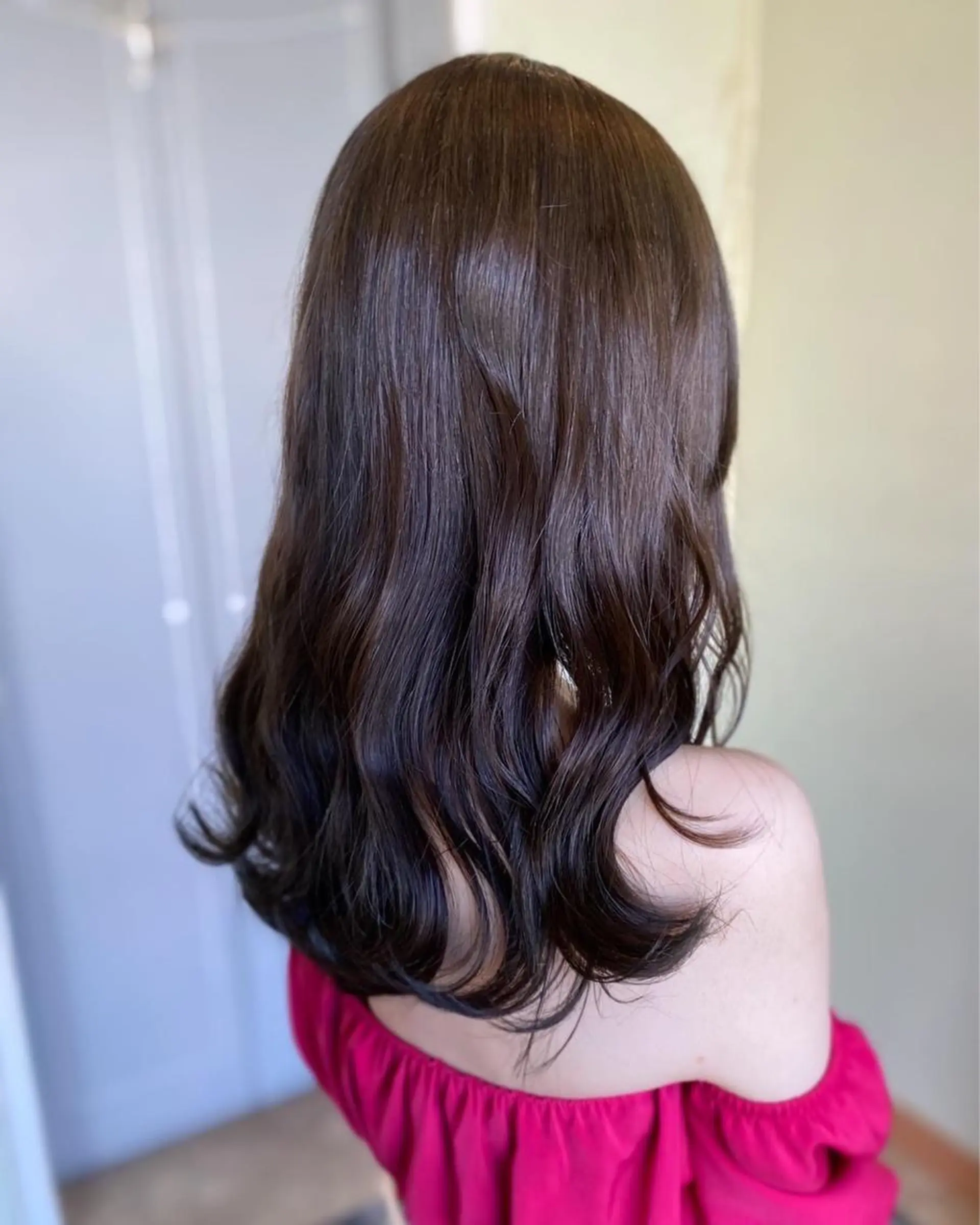 カラー ブラウンカラー オリーブブラウン NUMBER 天王寺YUYAのヘアスタイル