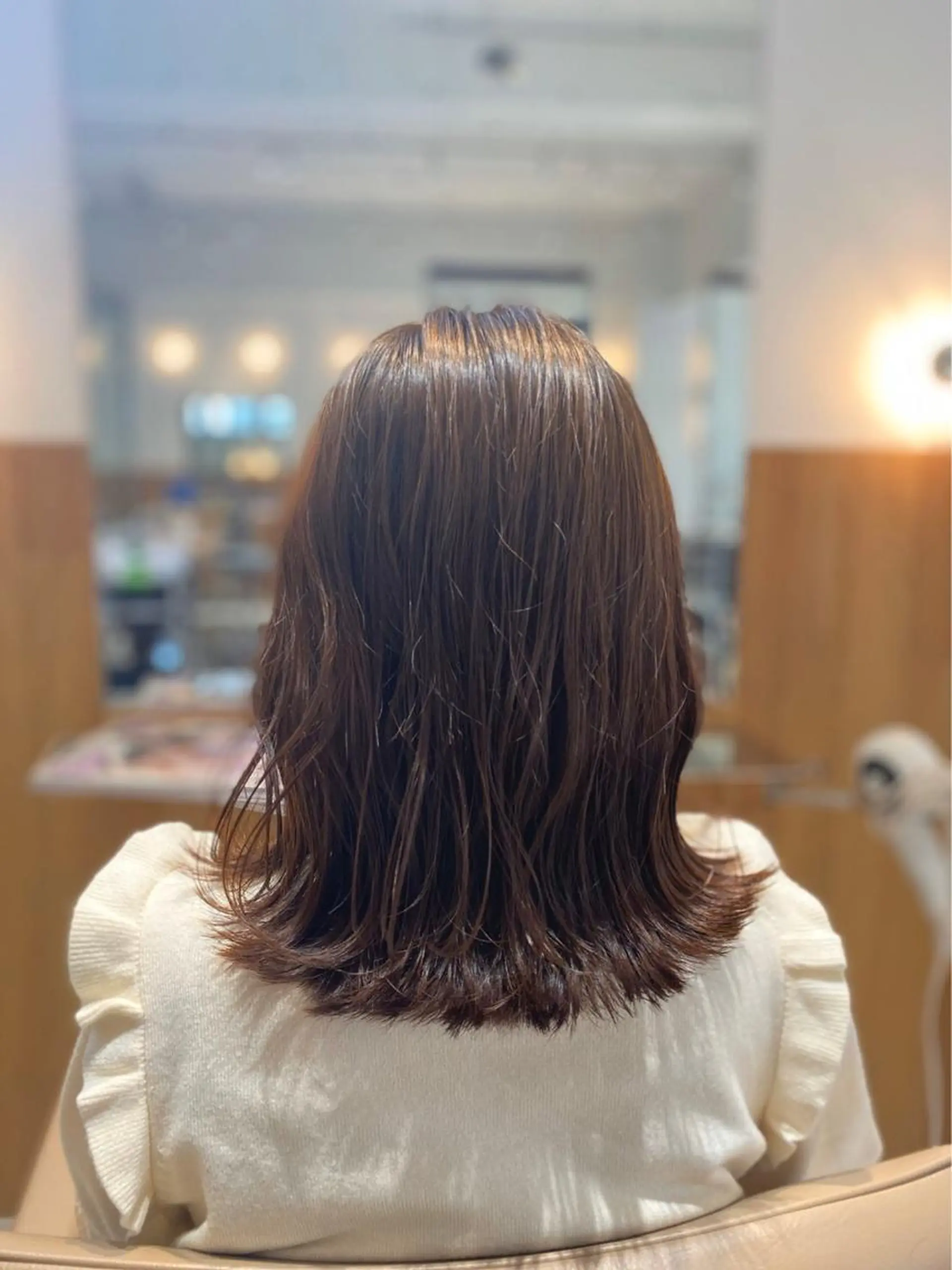 ミディアム カラー カット ヘアカラー トリートメント 谷合 貴志のヘアスタイル