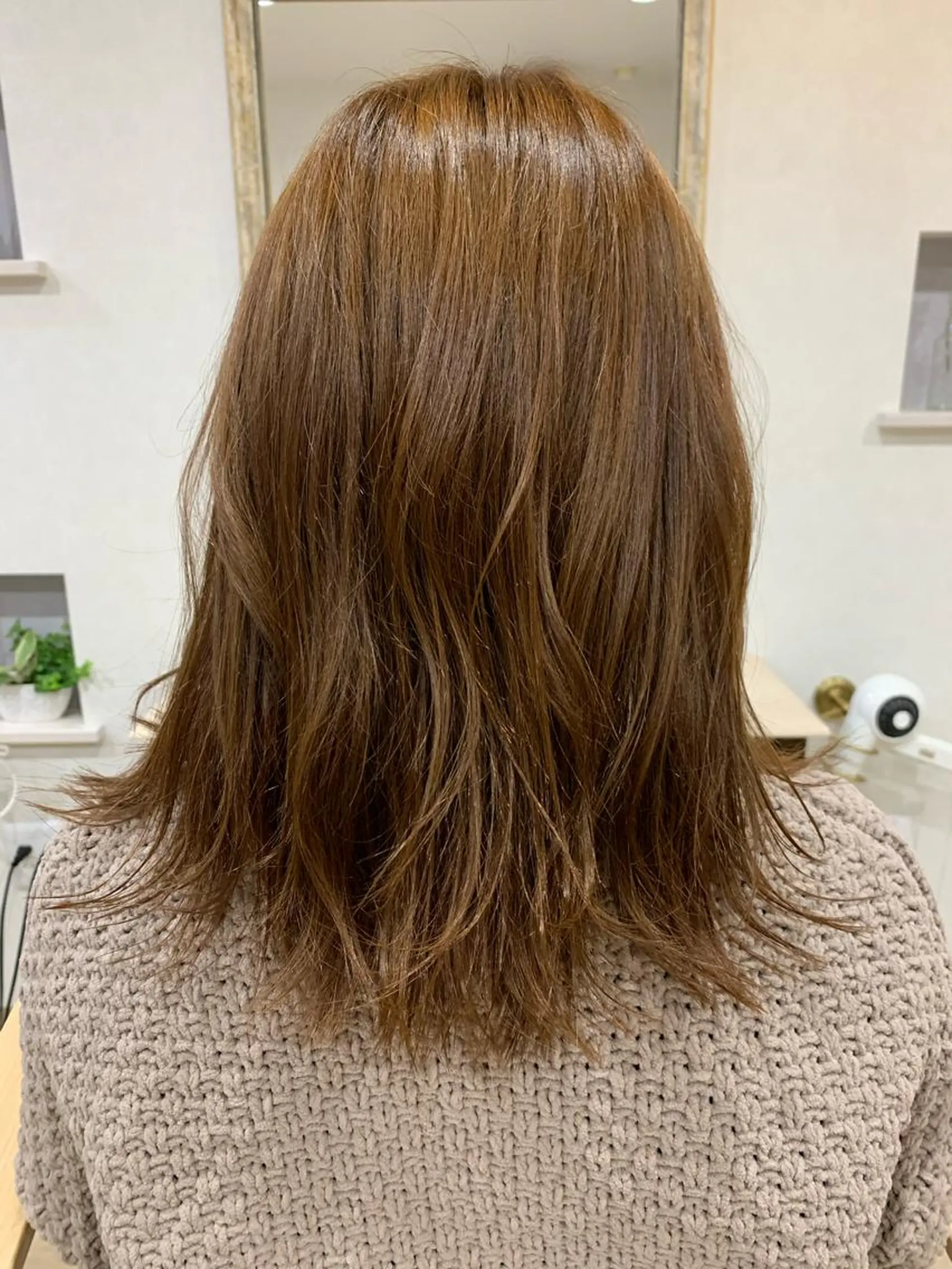 ミディアム カラー カット ヘアカラー トリートメント 竹田駅/半個室 belle./ベルのヘアスタイル