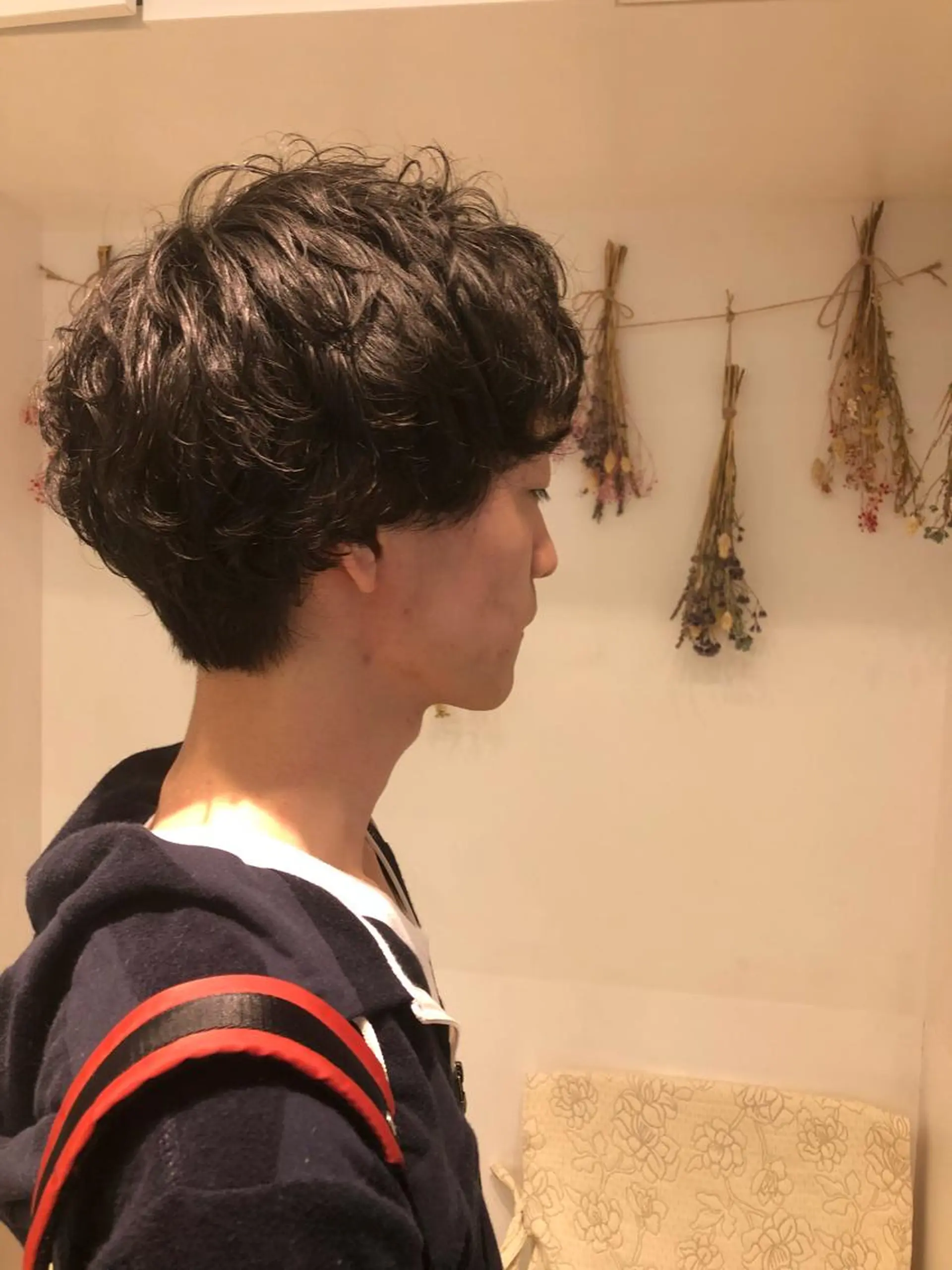 ショート パーマ メンズ メンズパーマ はだゆうき @hadadan08のヘアスタイル