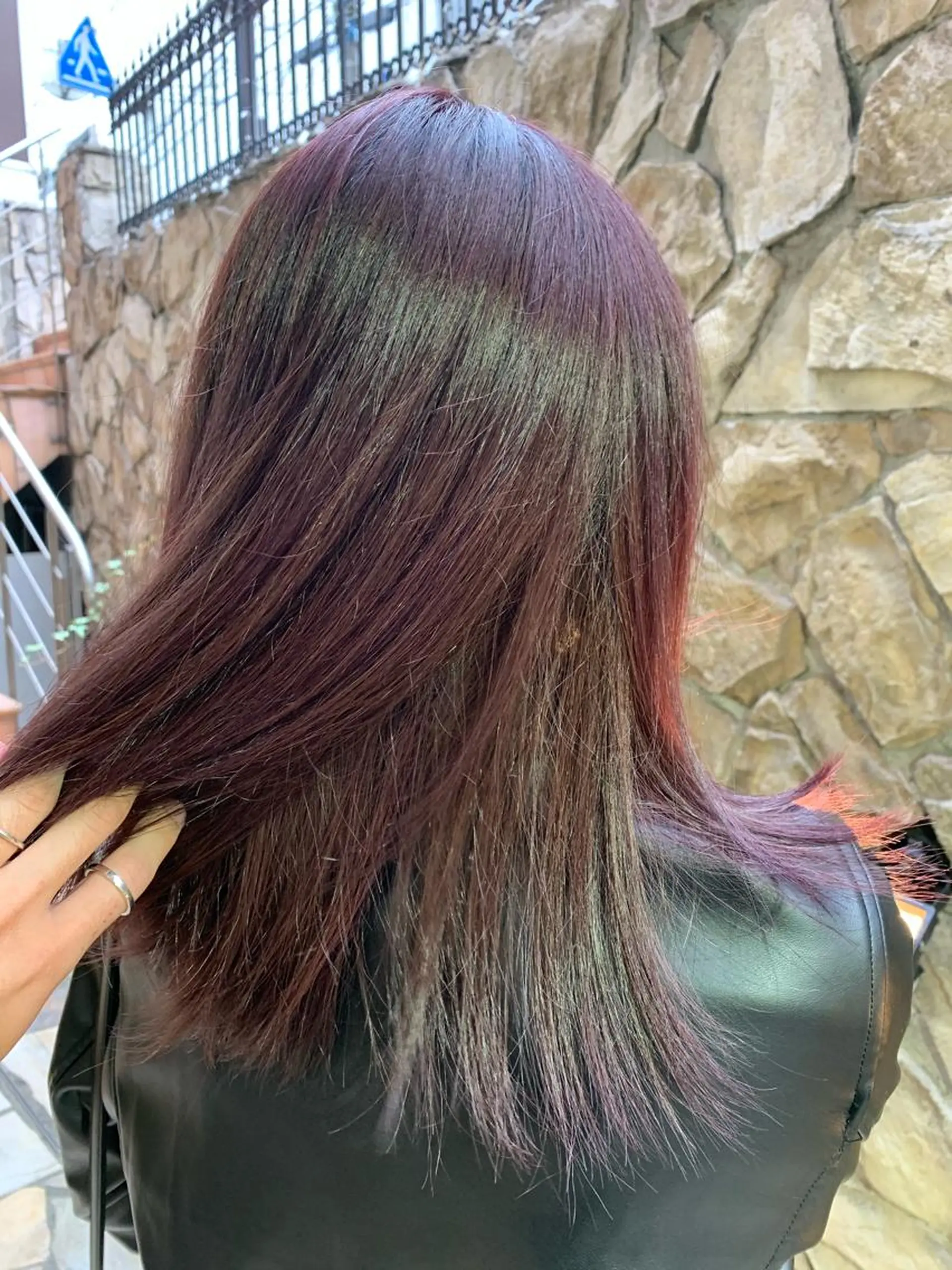 ミディアム ヘアカラー ササ　ユウキ/パーマ 縮毛矯正/髪質改善のヘアスタイル