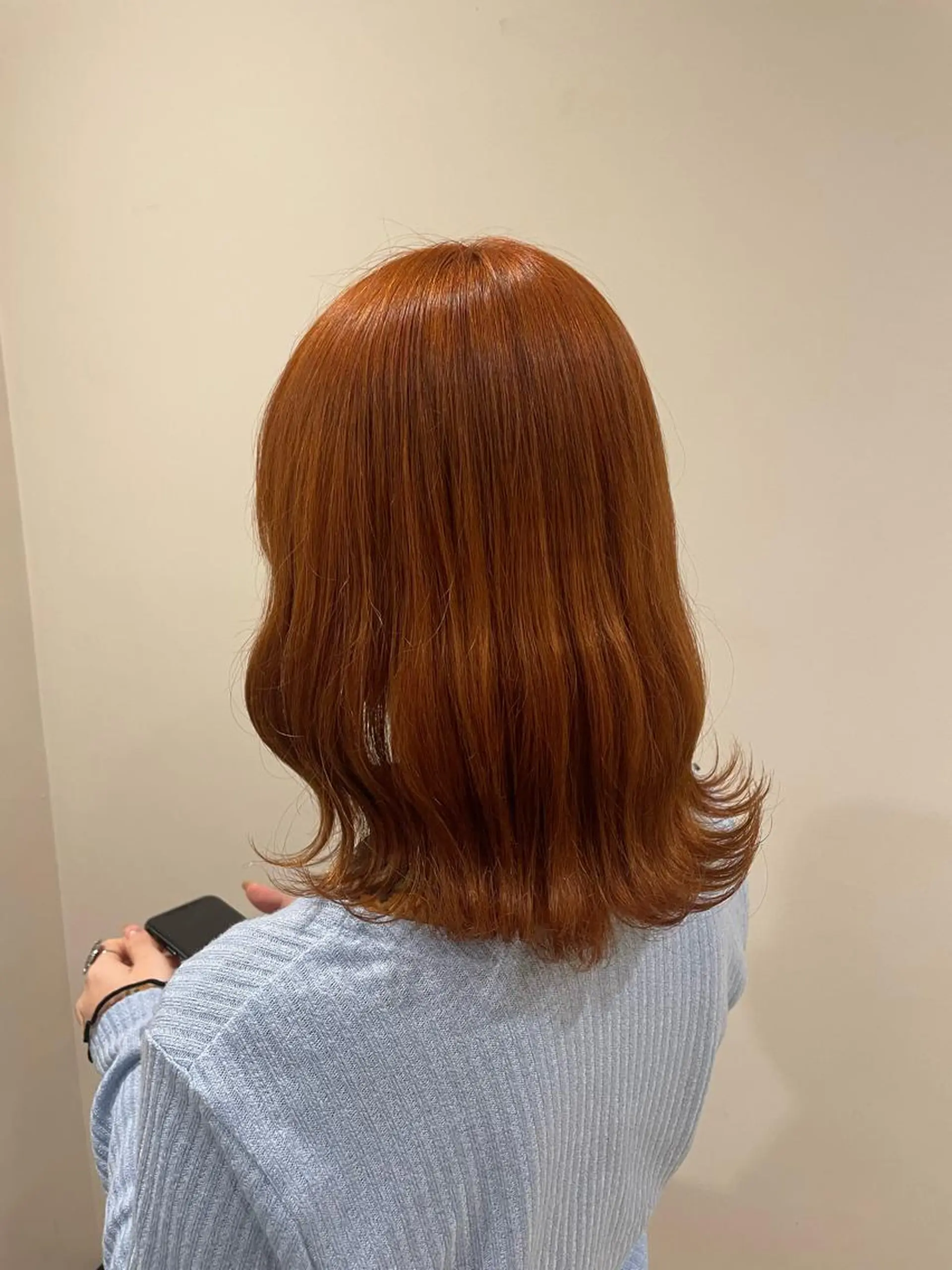 ミディアム カラー ヘアアレンジ ブラウンカラー オレンジ オレンジブラウン ヘアカラー トリートメント ヘアセット 🎍カトウ ケイゴ🎍のヘアスタイル