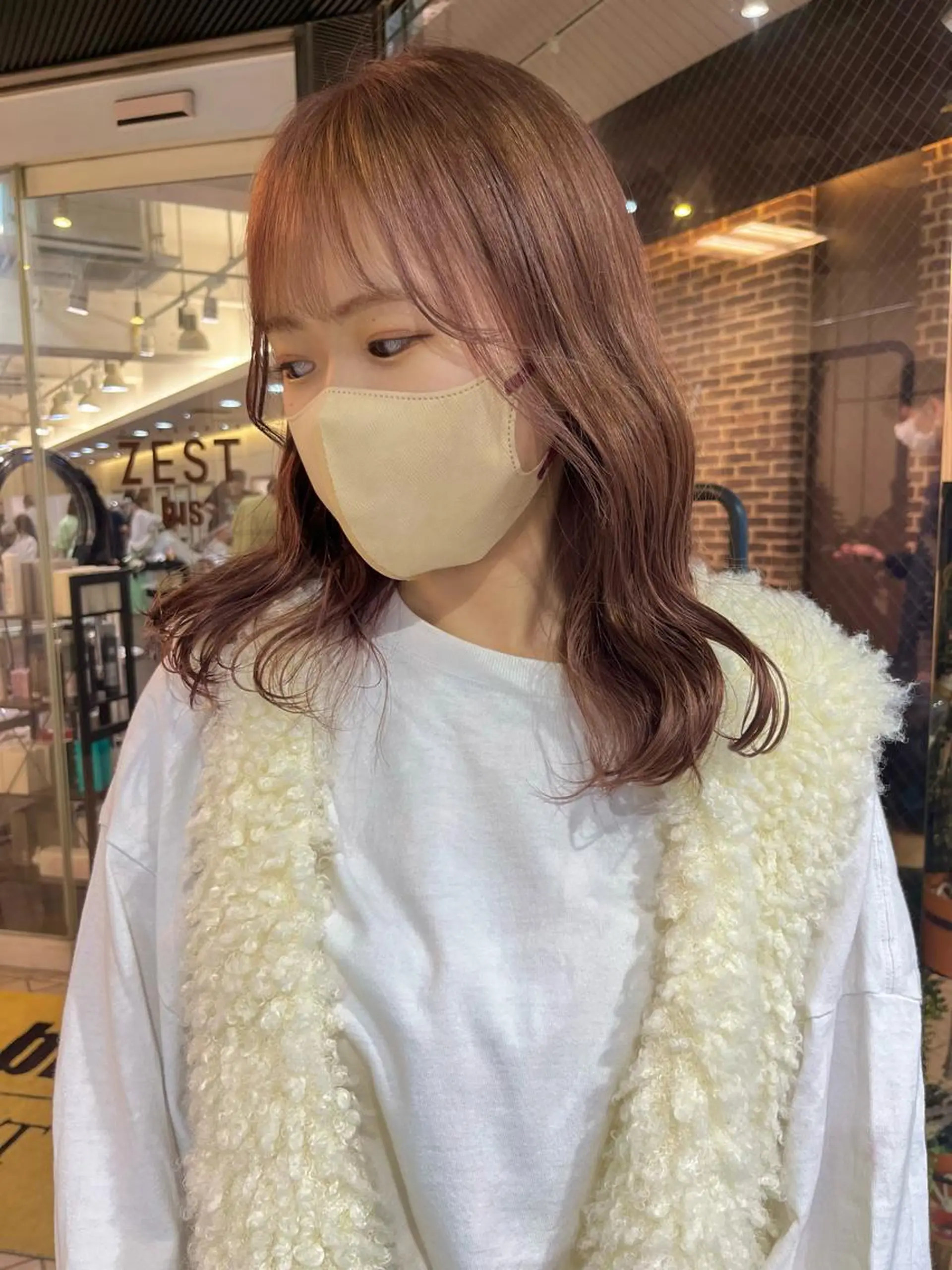 セミロング 韓国風カラー 学生 髪質改善 韓国風ヘア トリートメント メンズスタイル Hitomi🐶のヘアスタイル