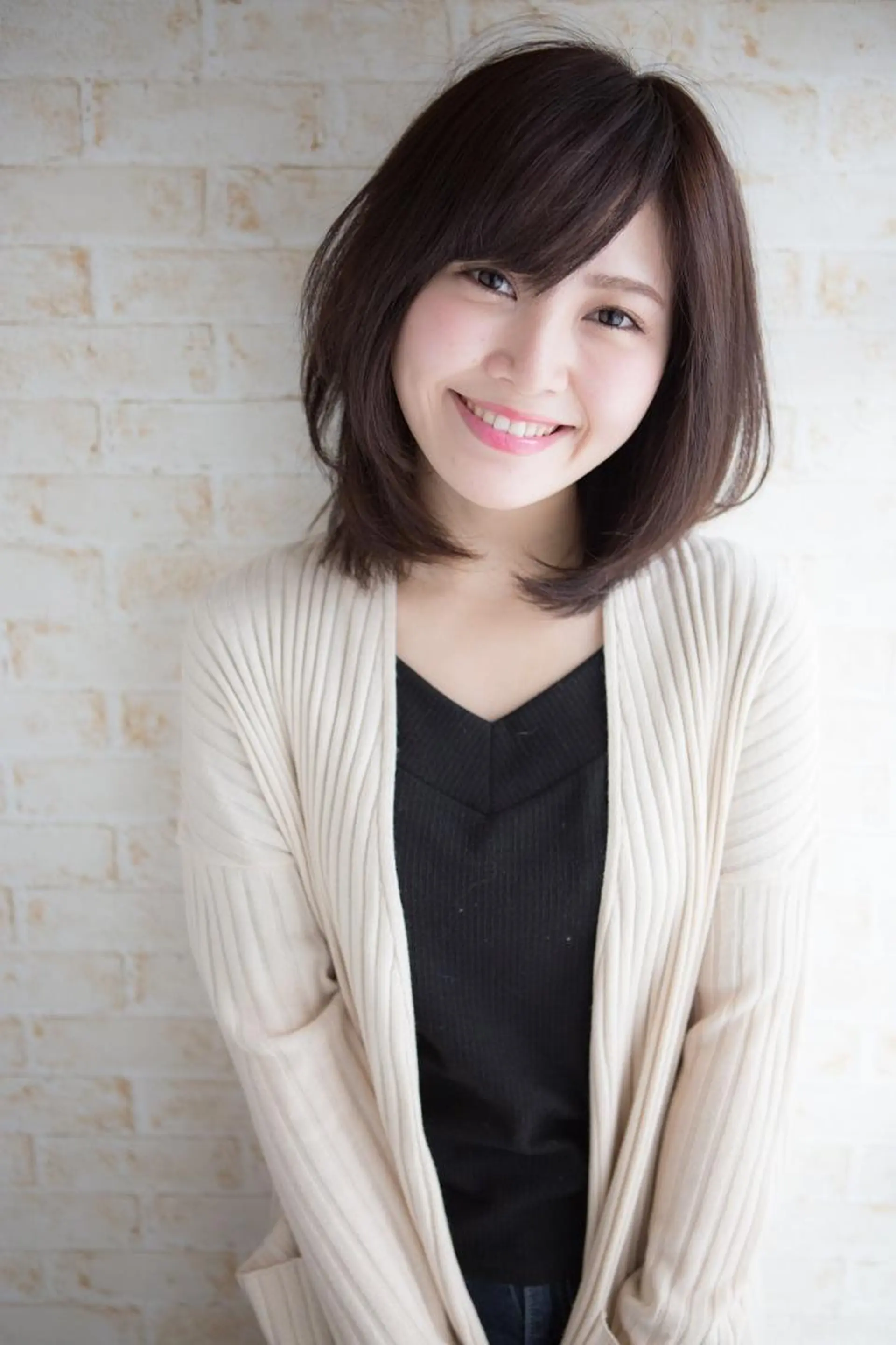 ミディアム 角 大輔のヘアスタイル