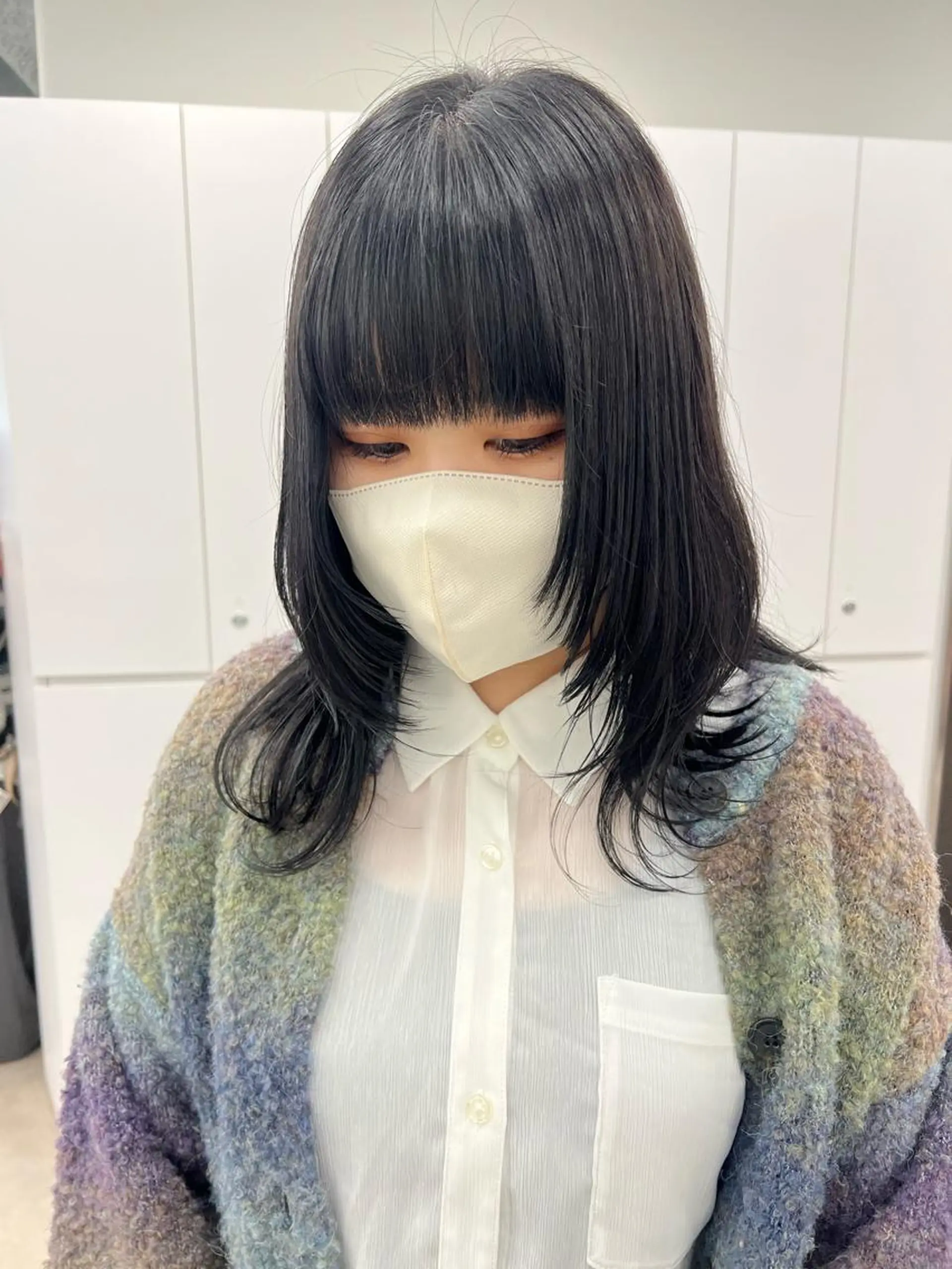 ミディアム 顔まわりレイヤー レイヤーカット COAPLUS所属・透明感color特化 🪄cocoroのヘアスタイル