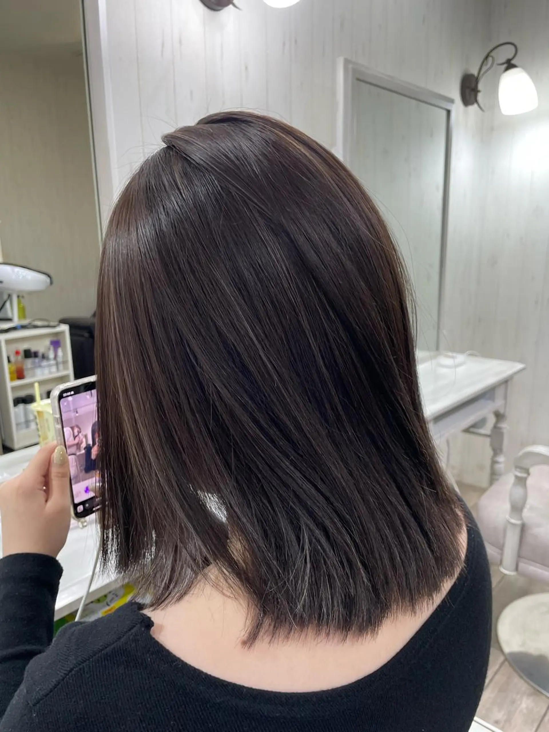 ミディアム ネモトメイナ🌿‬ 今月末で退職しますのヘアスタイル