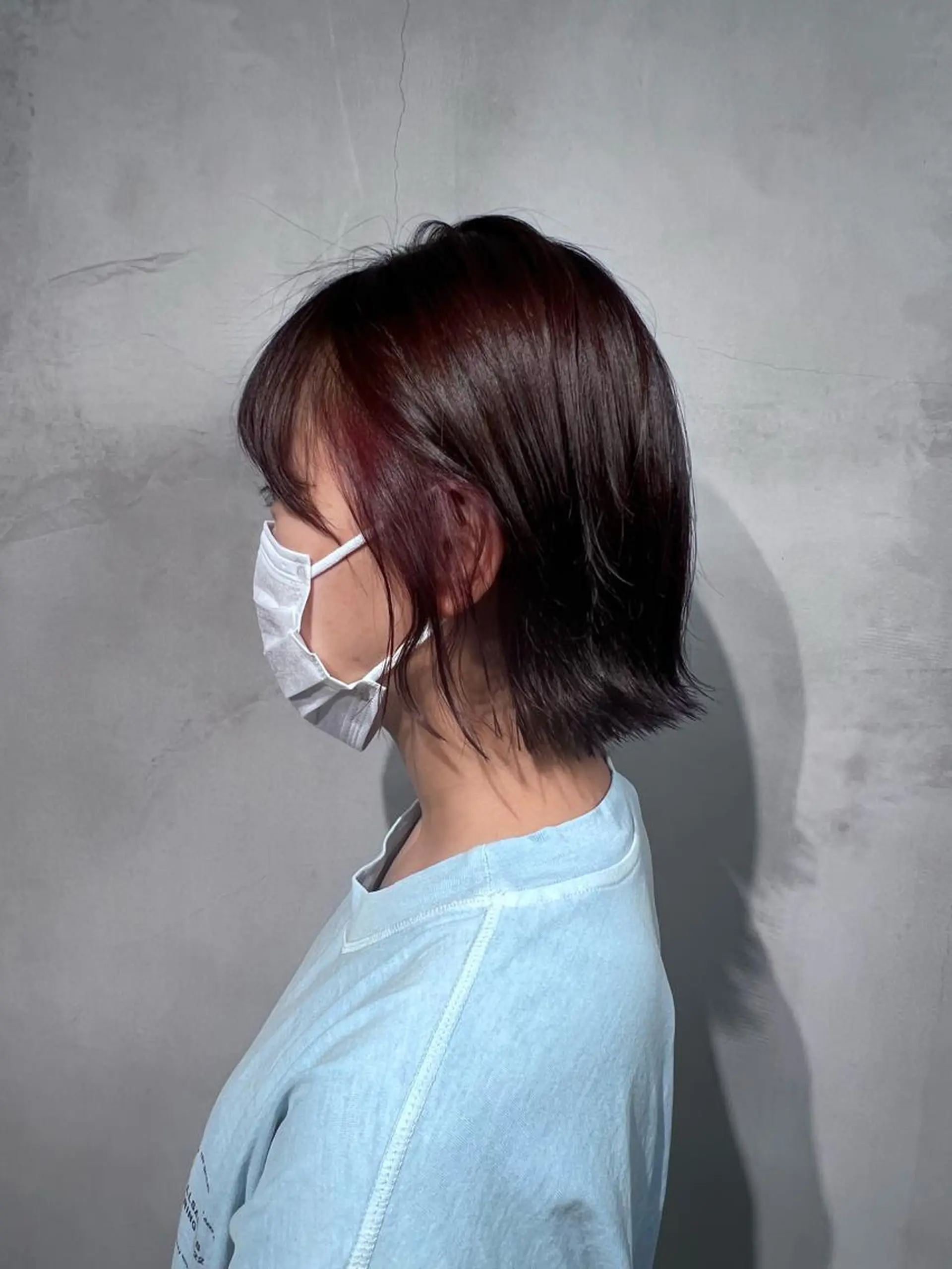 ショート カラー ブリーチ インナーカラー HAIR SALON M Fes 池袋所属・韓国風艶髪✨ 高松静香☑️のヘアスタイル