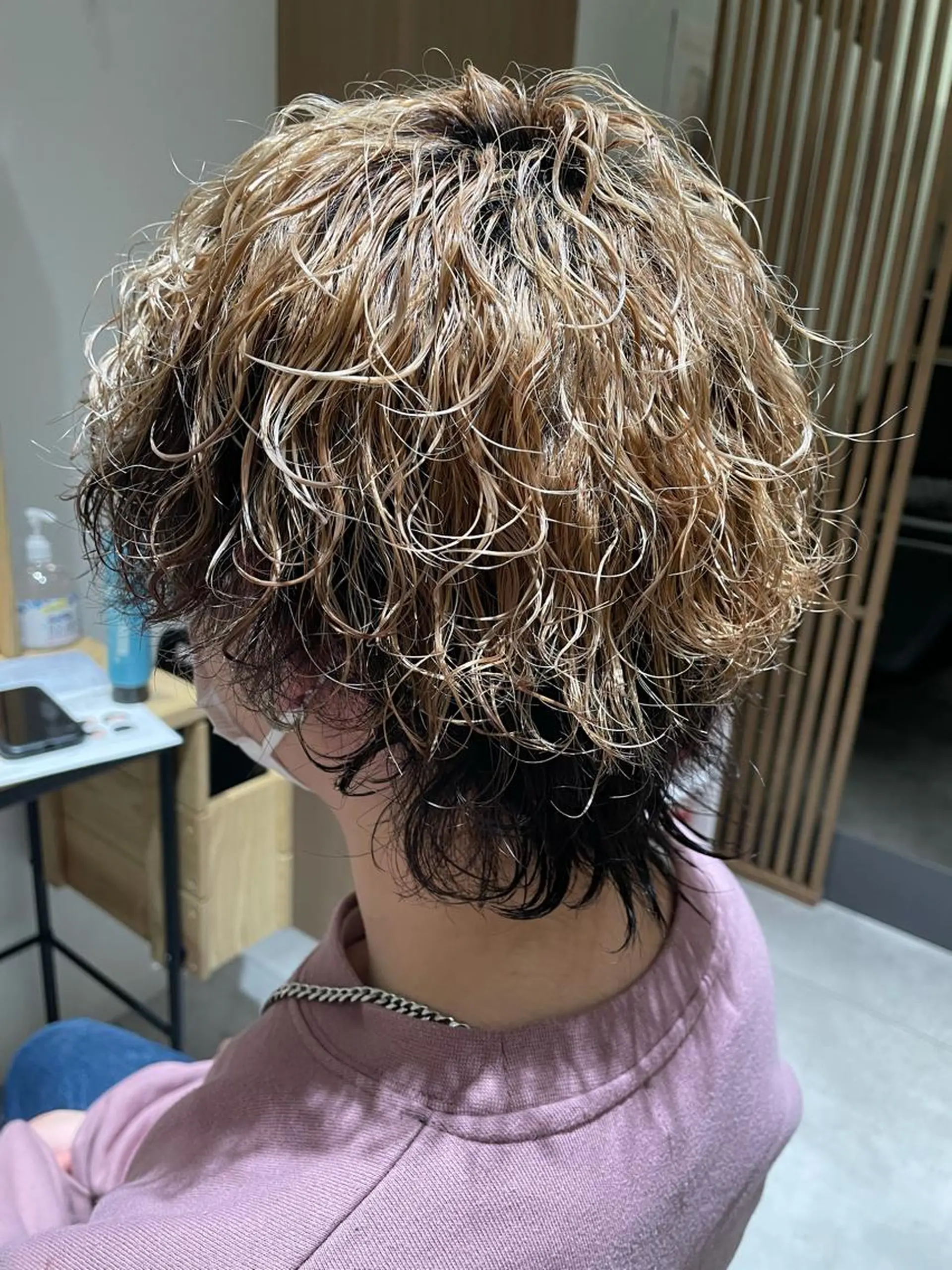 パーマ メンズ メンズパーマ 波巻きパーマ カット パーマ 高木 櫻のヘアスタイル