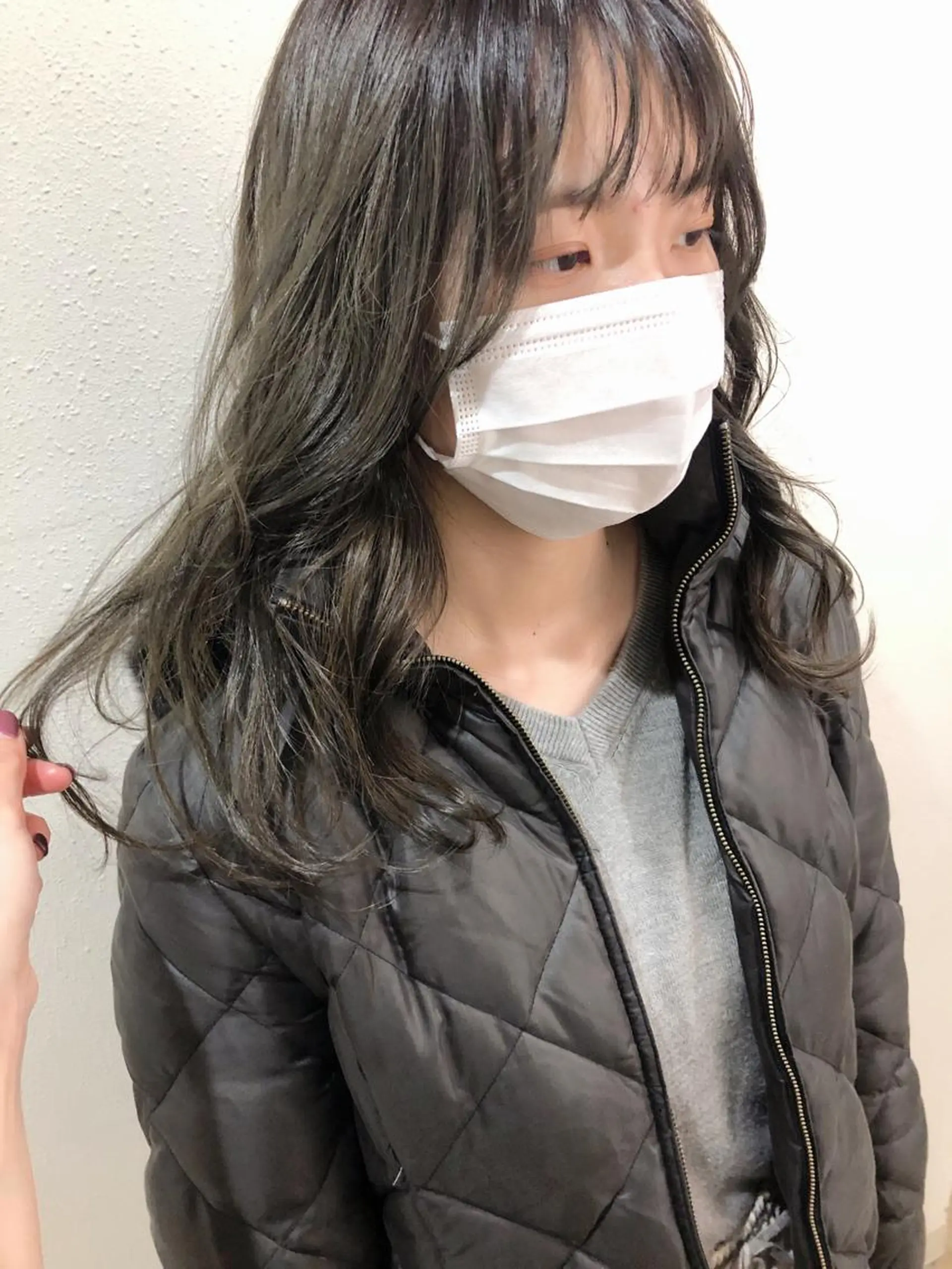 セミロング カット ヘアカラー 韓国 / 中国ヘア 🦋Noniのヘアスタイル