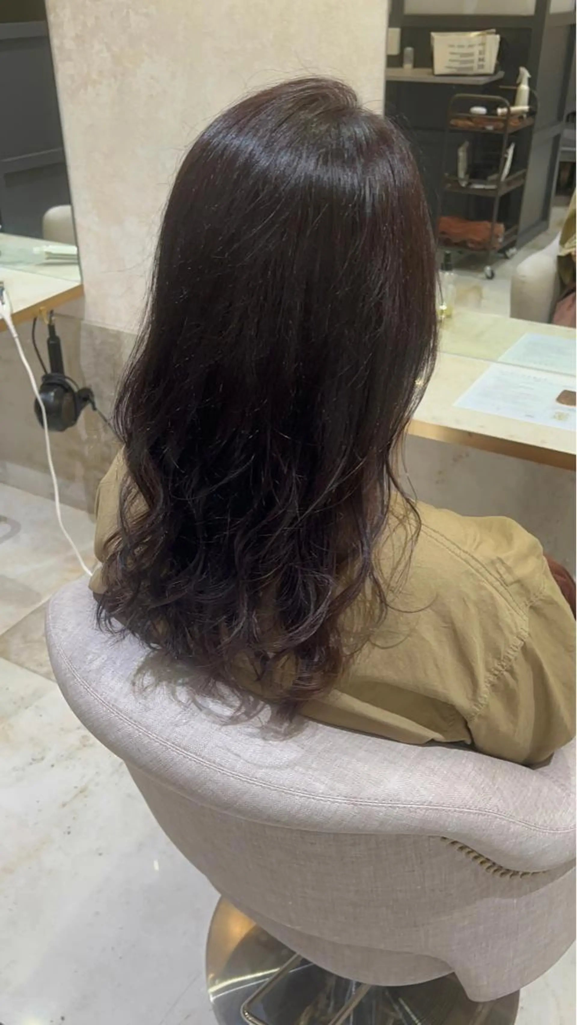 セミロング カラー カット ヘアカラー トリートメント CIEL天六店 三上春のヘアスタイル