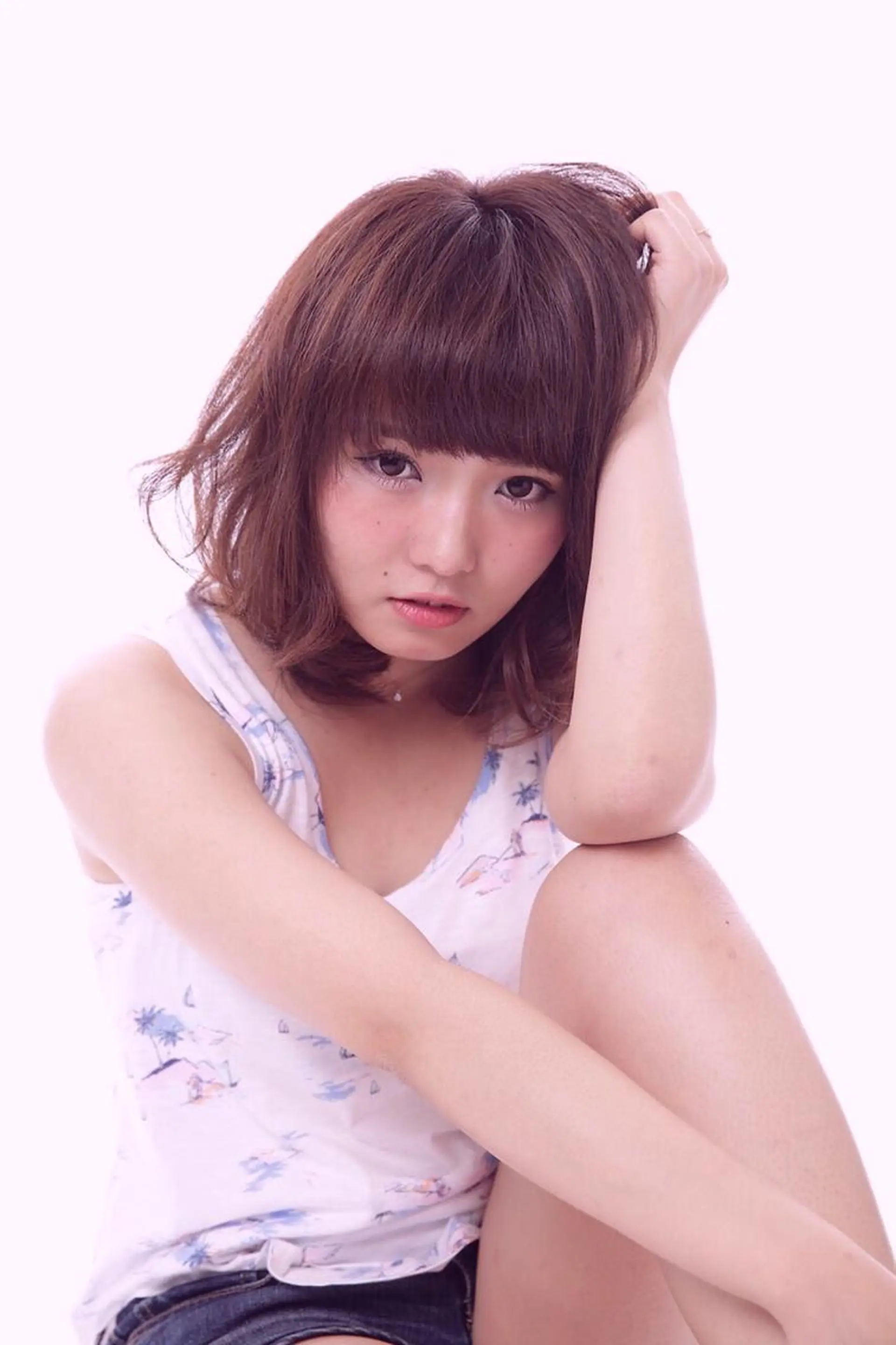 ミディアム カラー 吉祥寺aivee 若手注目スタッフのヘアスタイル