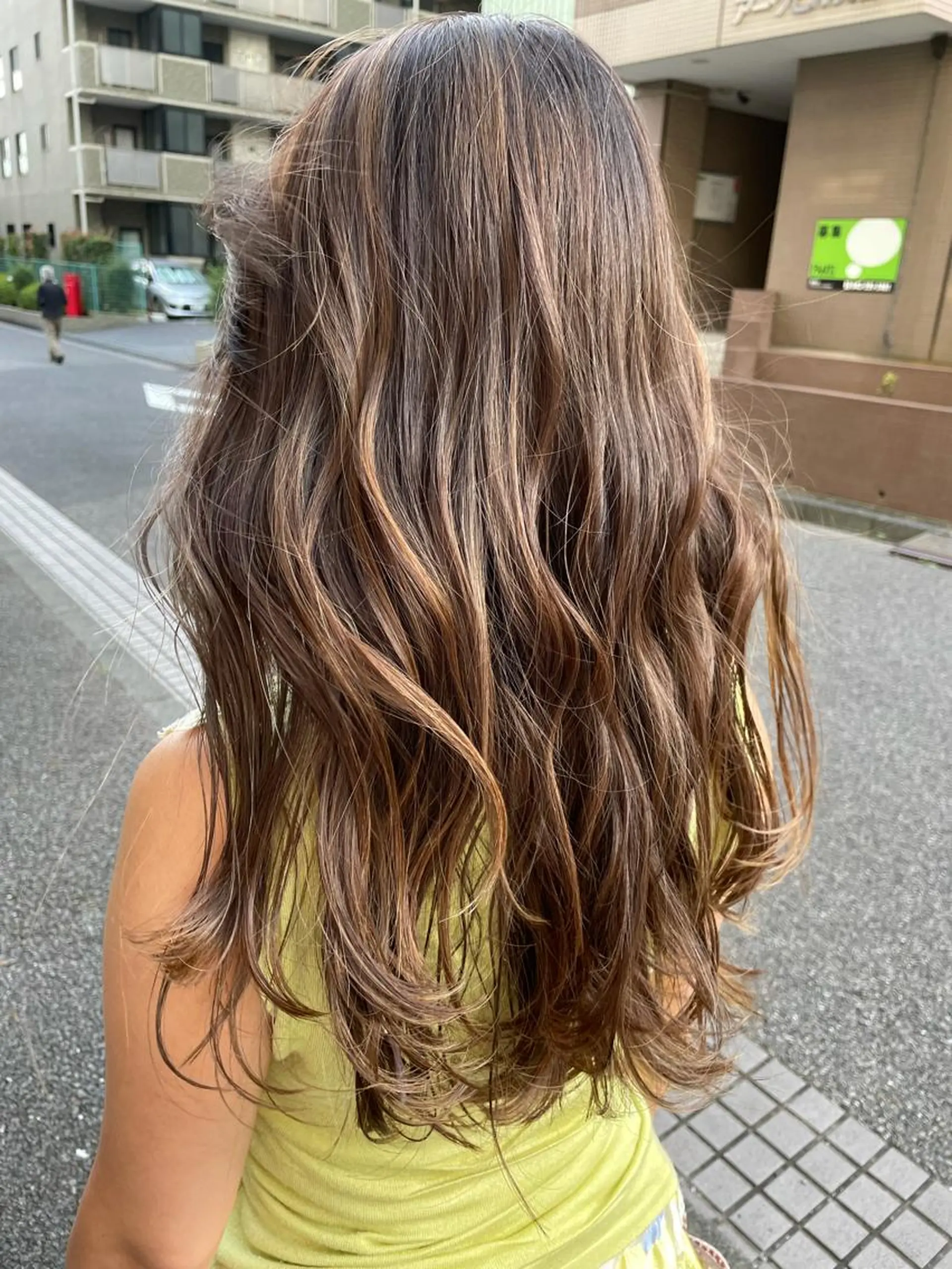 ロング ハイライト 韓国ヘア/レイヤー 🇰🇷/艶髪/長橋のヘアスタイル