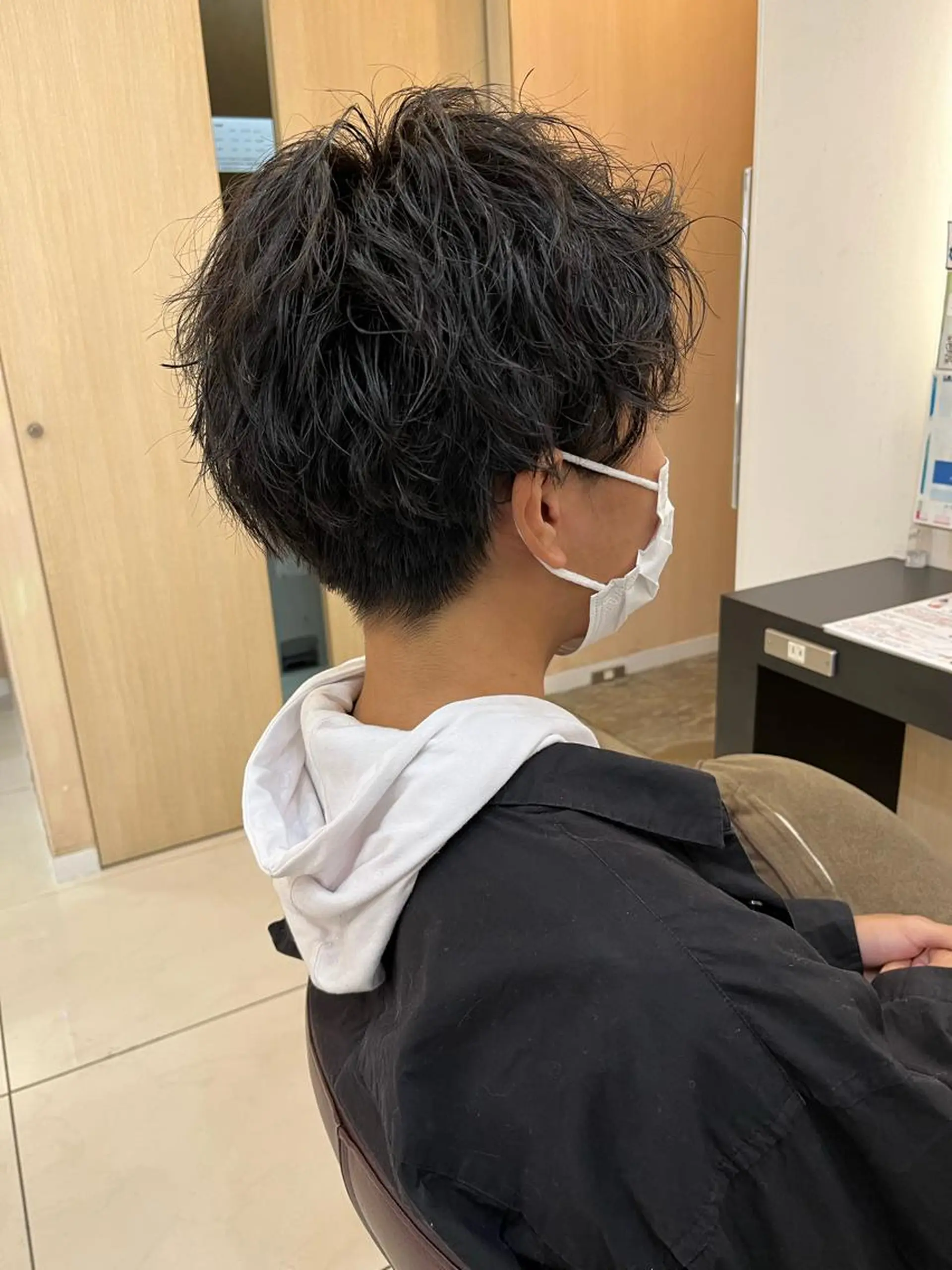 ショート パーマ メンズ カット パーマ トリートメント トータルビューティー K:R鶴川のヘアスタイル