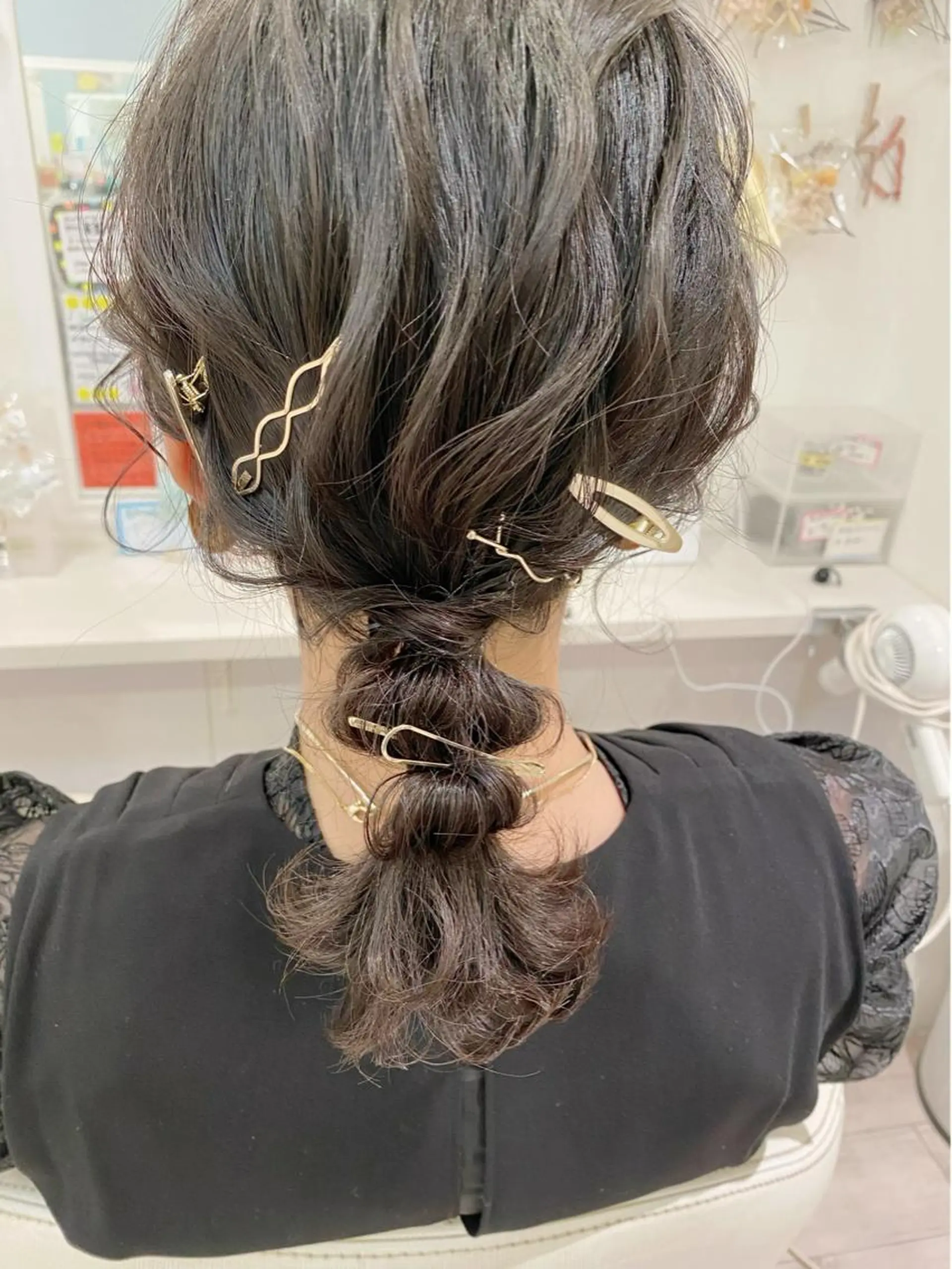 ミディアム ヘアアレンジ セットサロン      ラフテル所属・大阪/ヘアアレンジ /似合わせset💐のヘアスタイル