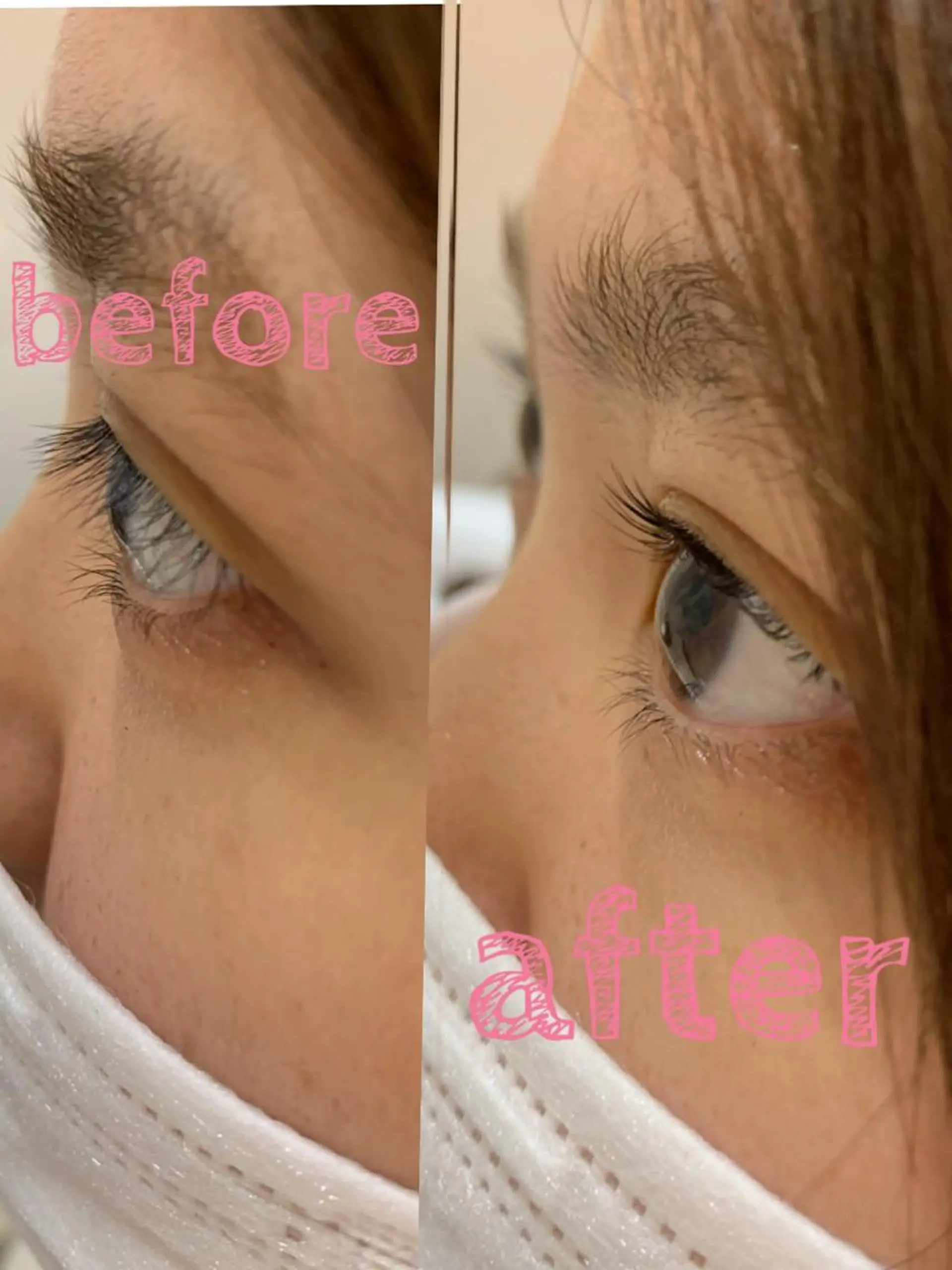 マツエク・マツパ パリジェンヌラッシュリフト . yunokaのマツエク・マツパデザイン