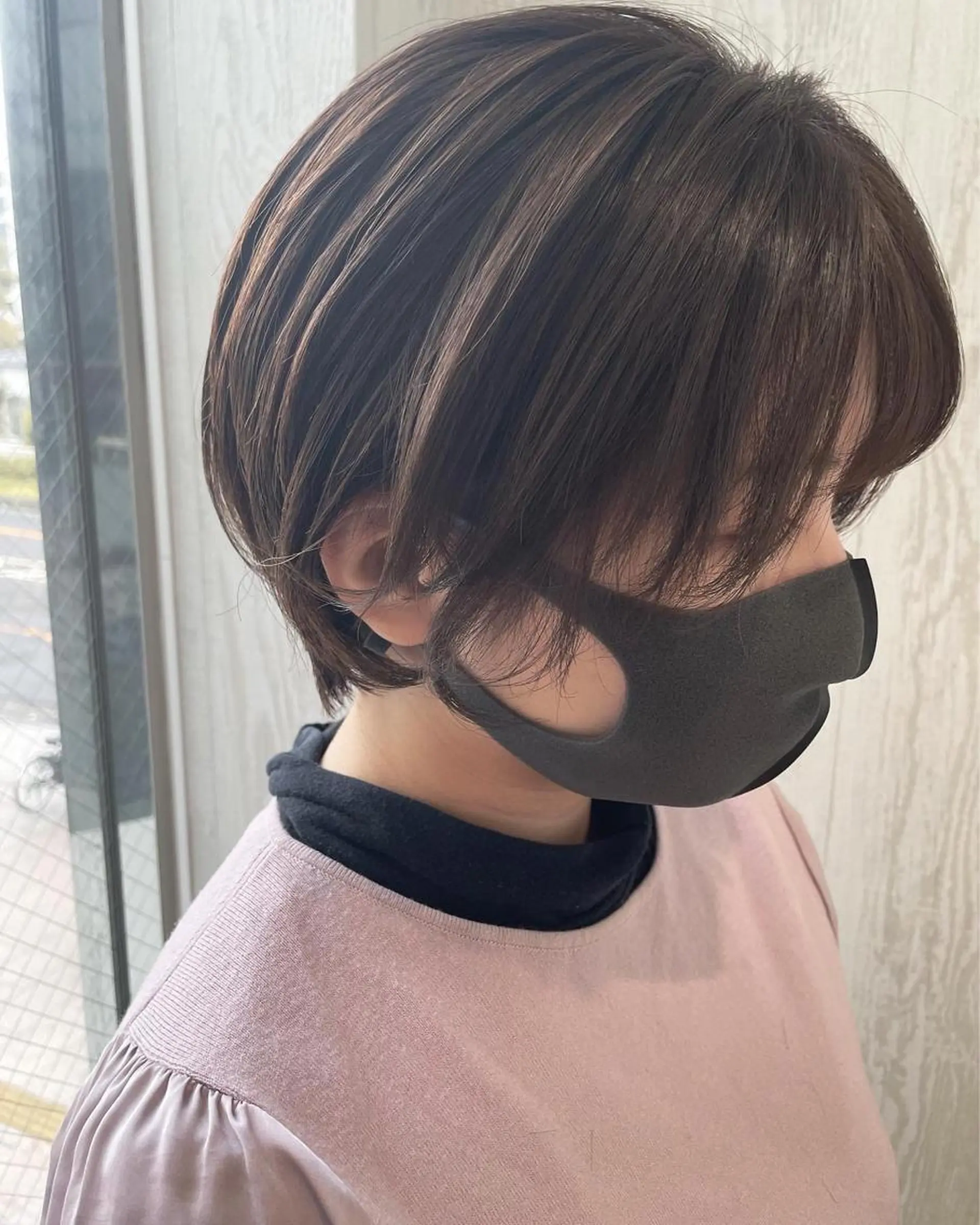 ショート カラー アッシュ ベージュカラー 透明感カラー 外国人風カラー 髪質改善 カット ヘアカラー トリートメント 河合秀明/ショート /ボブ/レイヤーのヘアスタイル