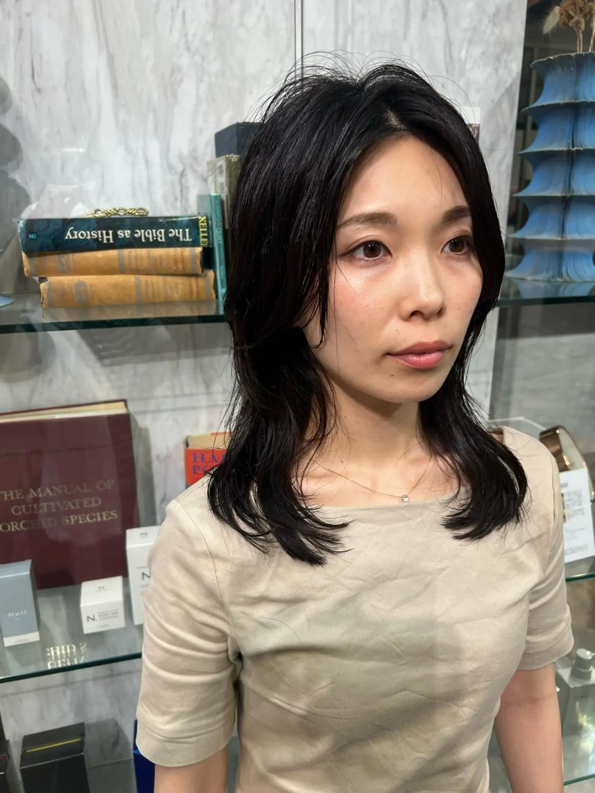 セミロング パーマ パーマ ROBBY所属・松井美樹/似合わせ ガーリー・韓国のヘアスタイル