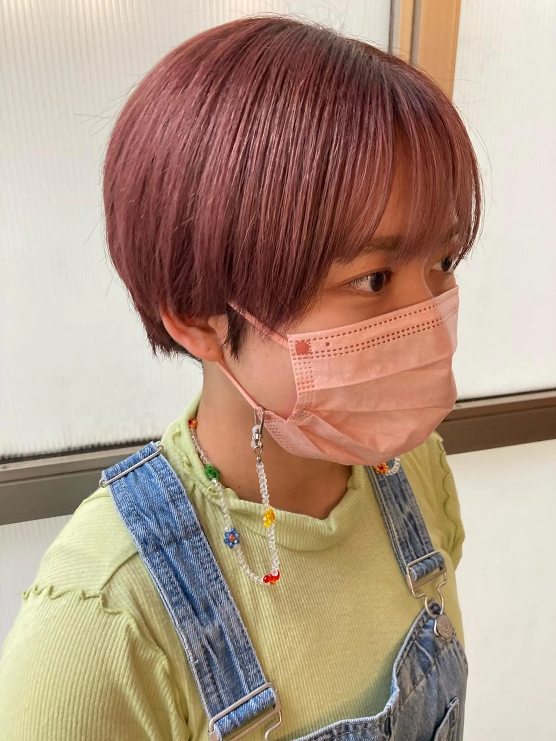 ショート カラー パーマ fifth所属・きたみ すずのヘアスタイル