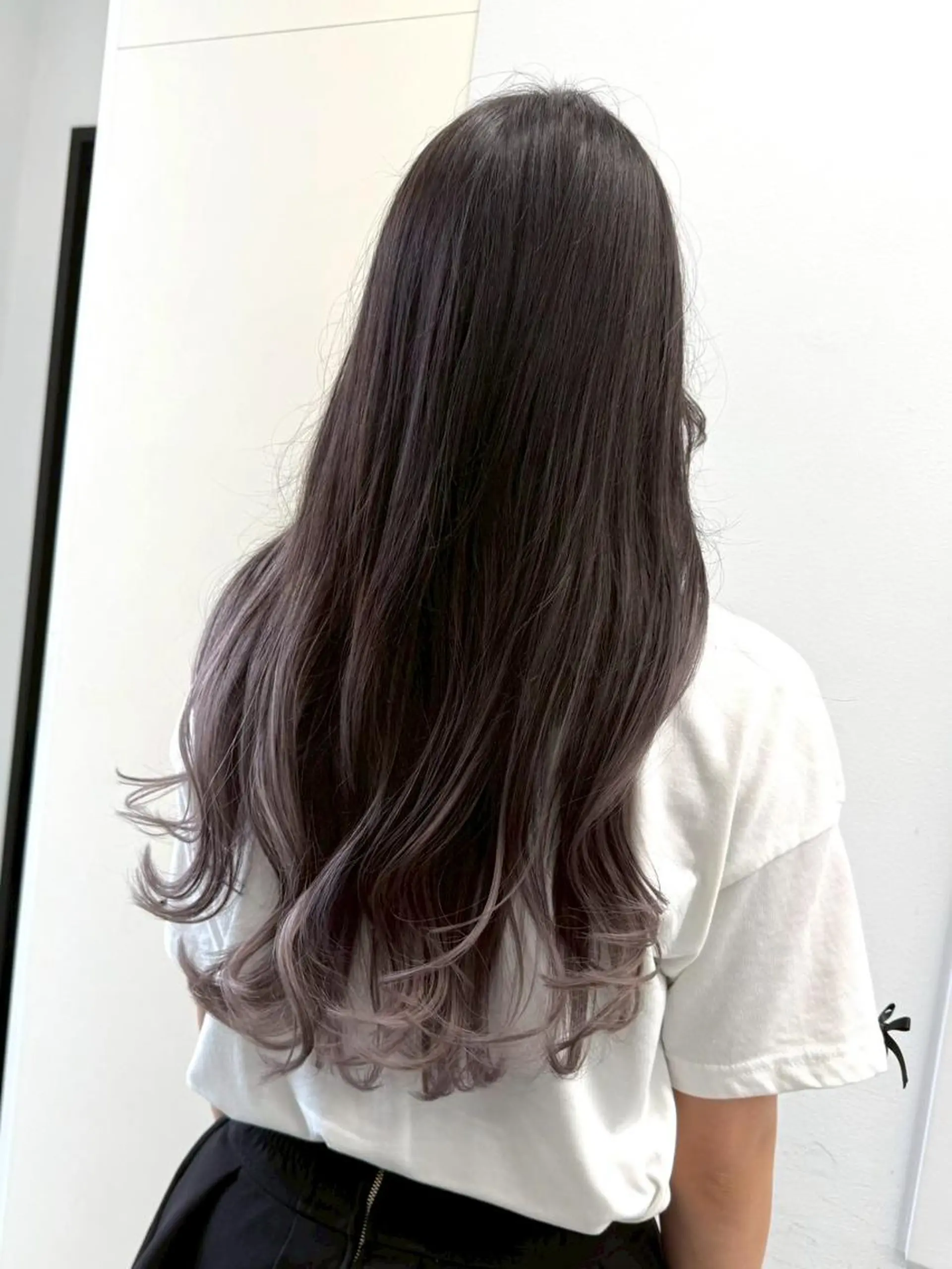 カラー ロング アディクシーカラー アッシュ ブルーカラー ダークアッシュ グレージュ 【公式】amble luxe池袋東口🩷のヘアスタイル