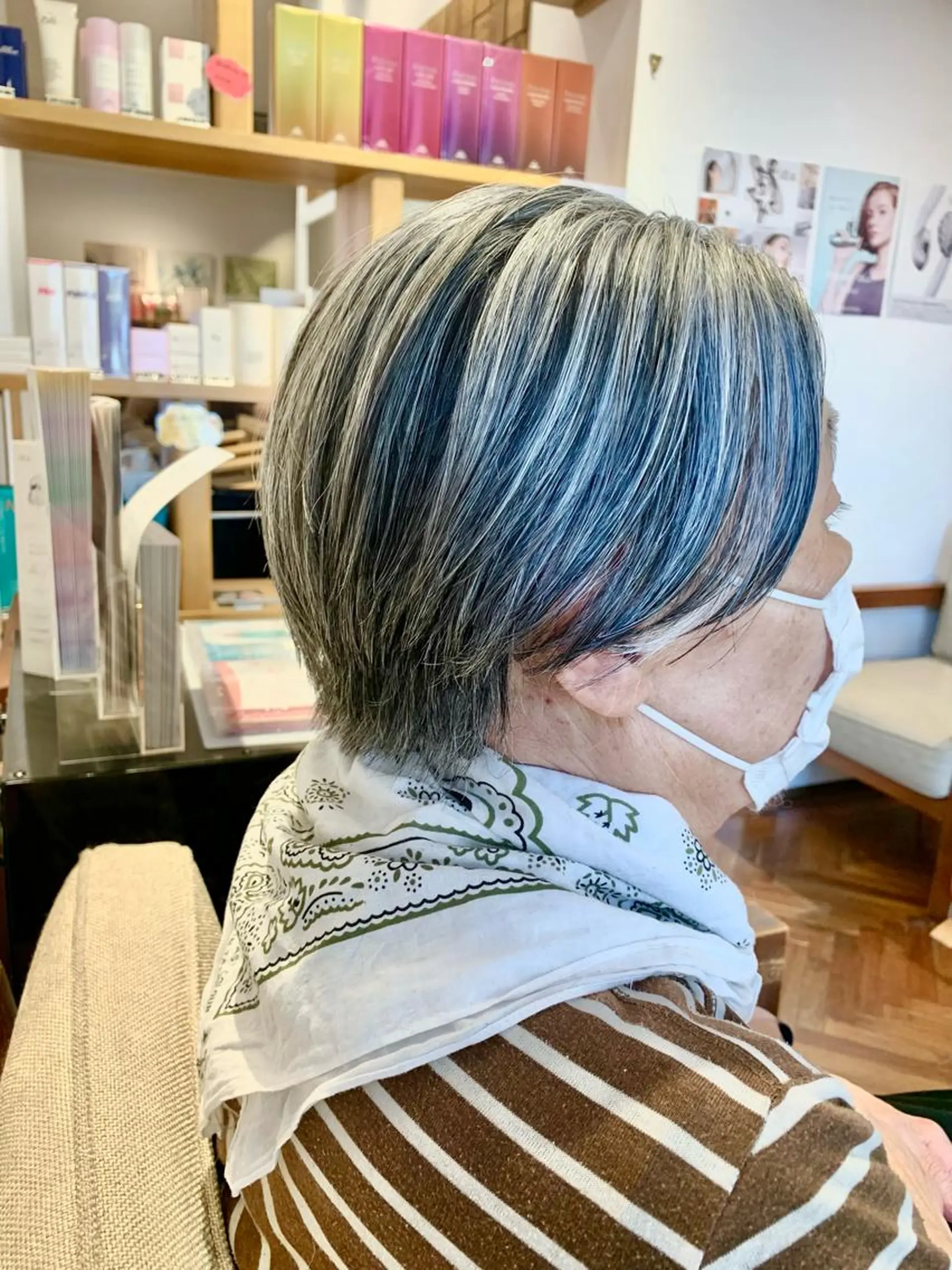 ショート ミセス ショートヘア 秋山知穂🌸縮毛矯正 ショートお任せ🌸のヘアスタイル