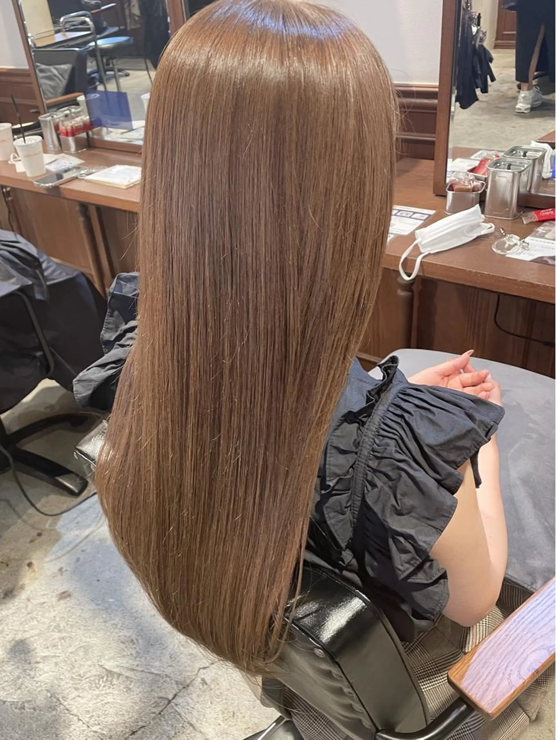 ロング カット ヘアカラー トリートメント ｅｒｉ 🧴🫧のヘアスタイル