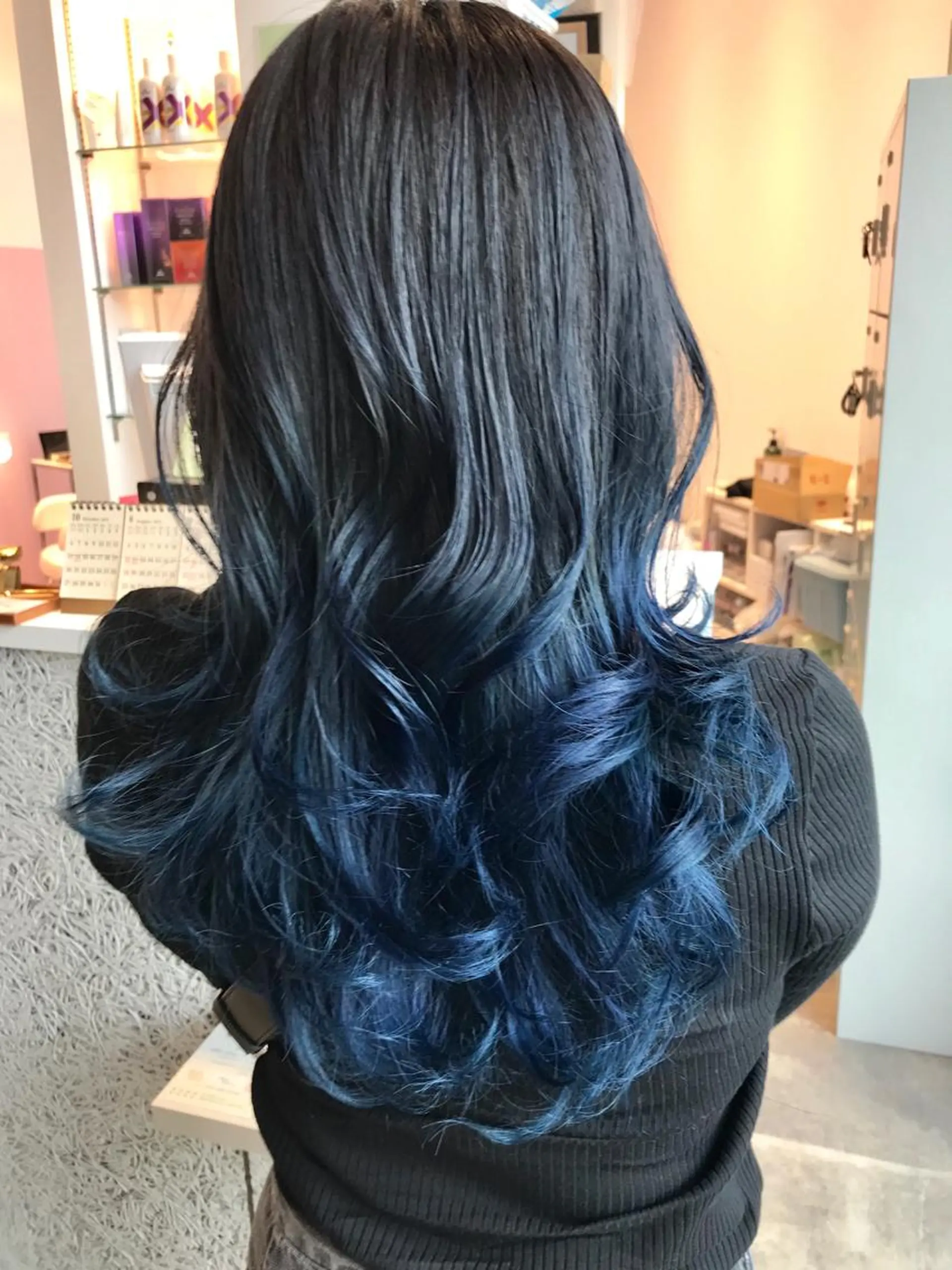 セミロング アッシュ 所渉/韓国レイヤー /ウルフカットのヘアスタイル