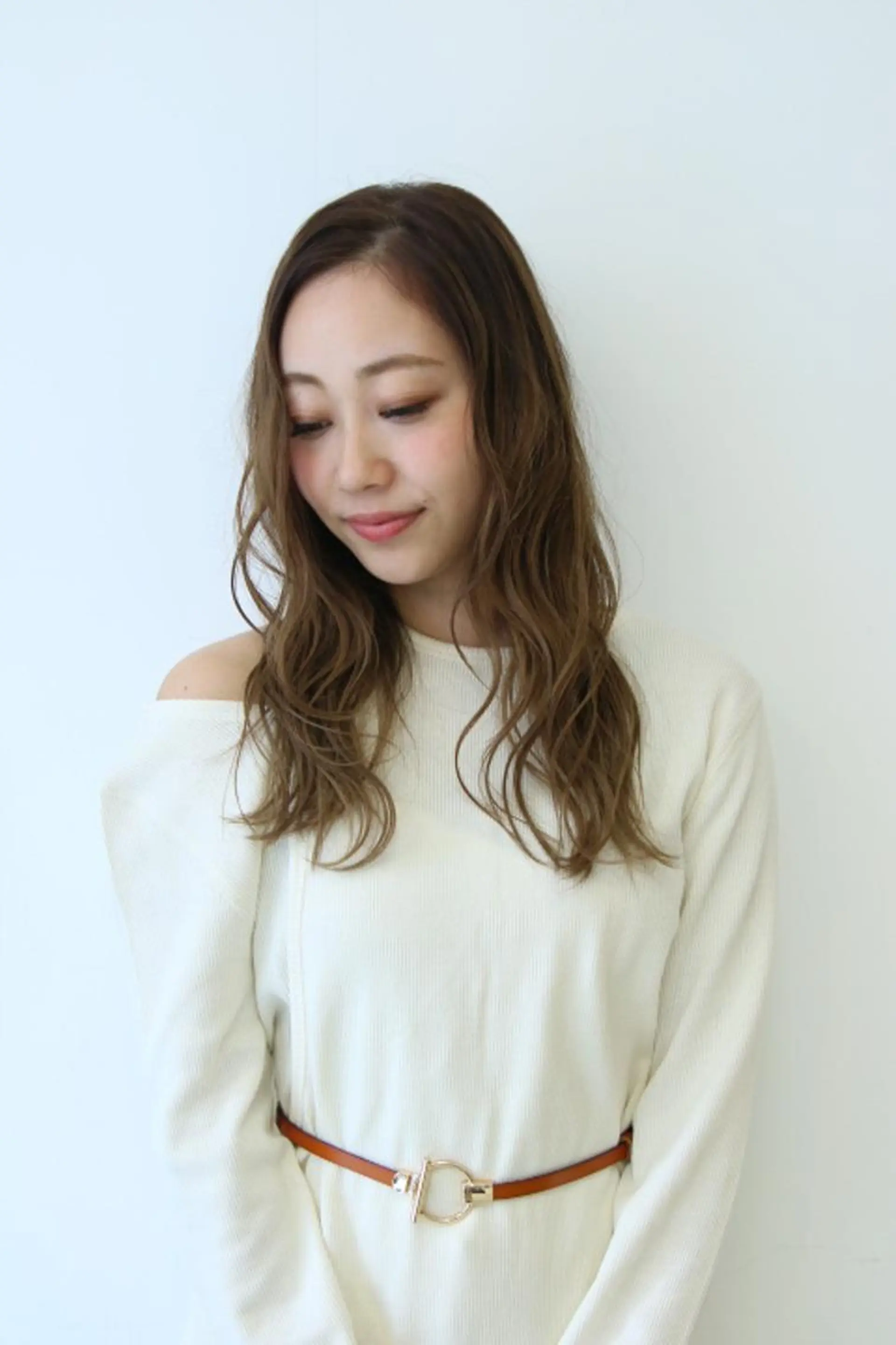 ロング カラー ベージュカラー un所属・un 溝の口 伊豆本のマツエク・マツパデザイン