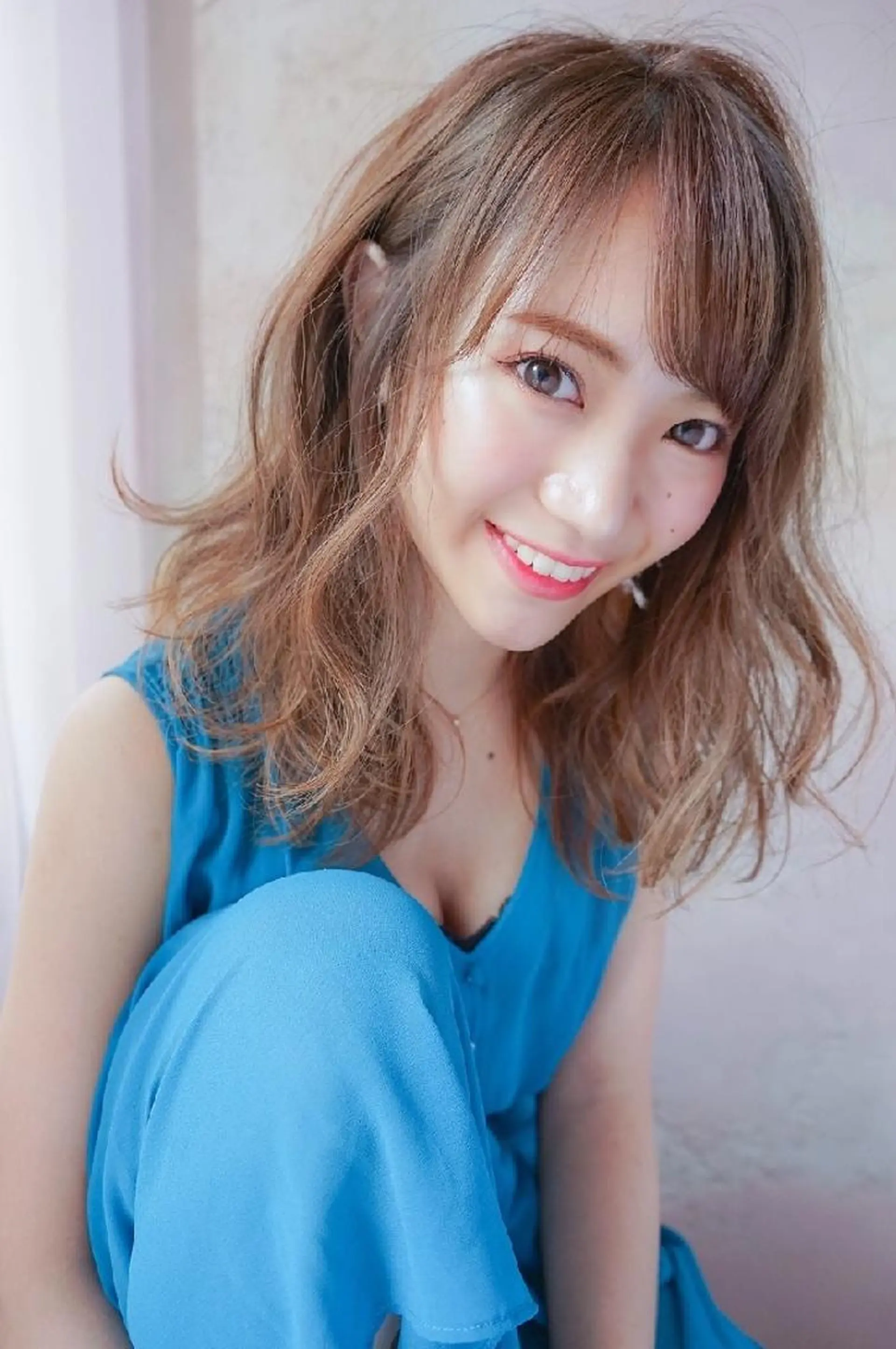 ミディアム カラー アッシュ ベージュカラー ショート、ボブの達人 東康介✨のヘアスタイル