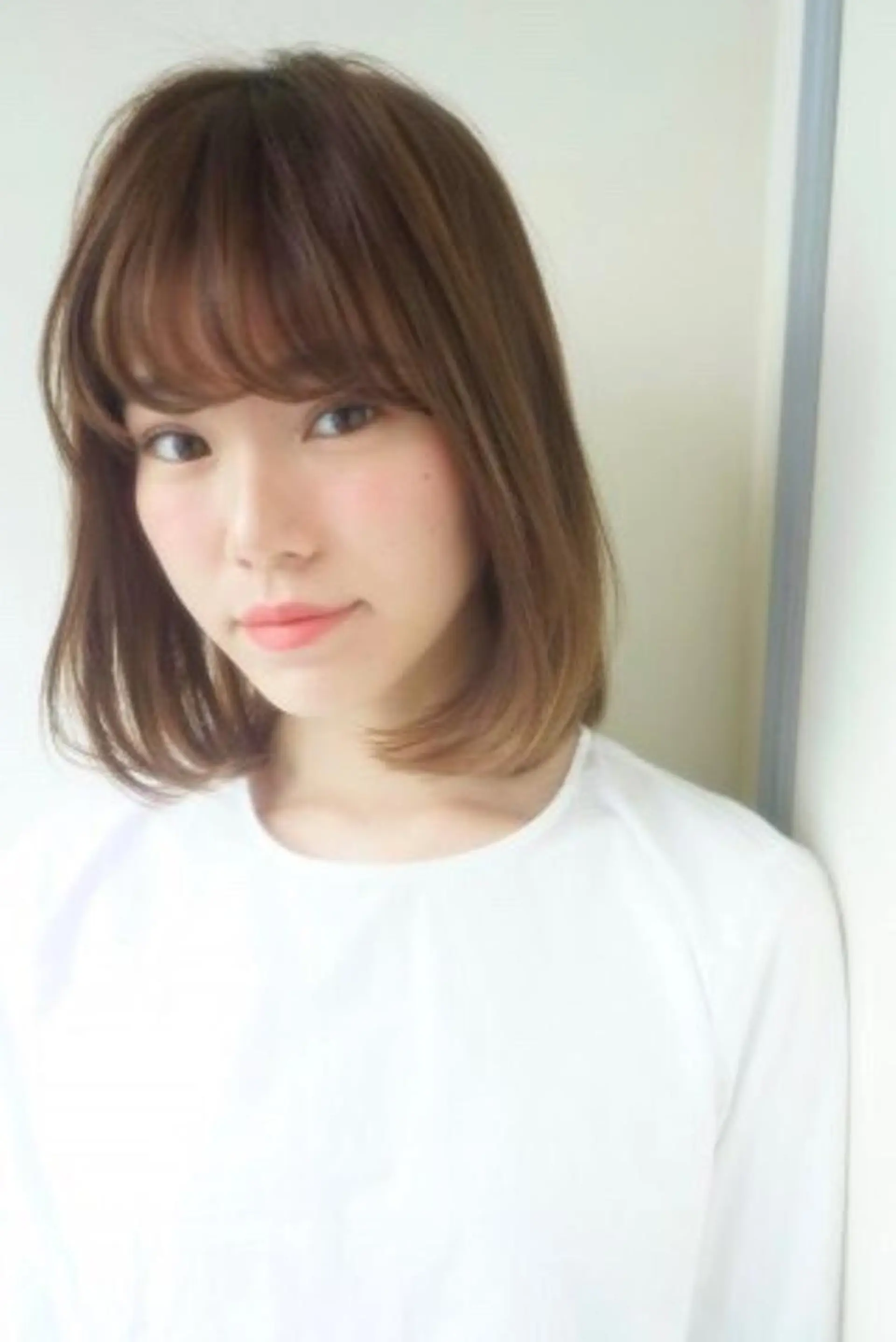 ミディアム カラー マツエク・マツパ 🤎ベージュカラー 🐶メンズパーマのヘアスタイル