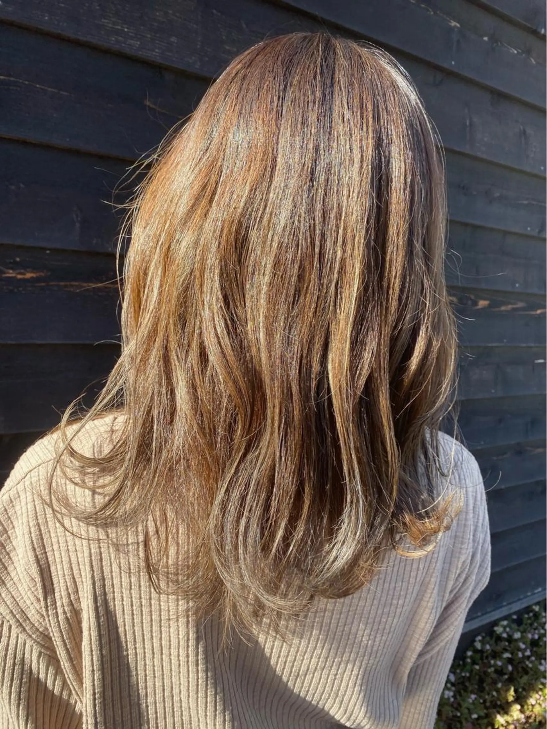 セミロング カラー カット ヘアカラー トリートメント WADA SAKIのヘアスタイル