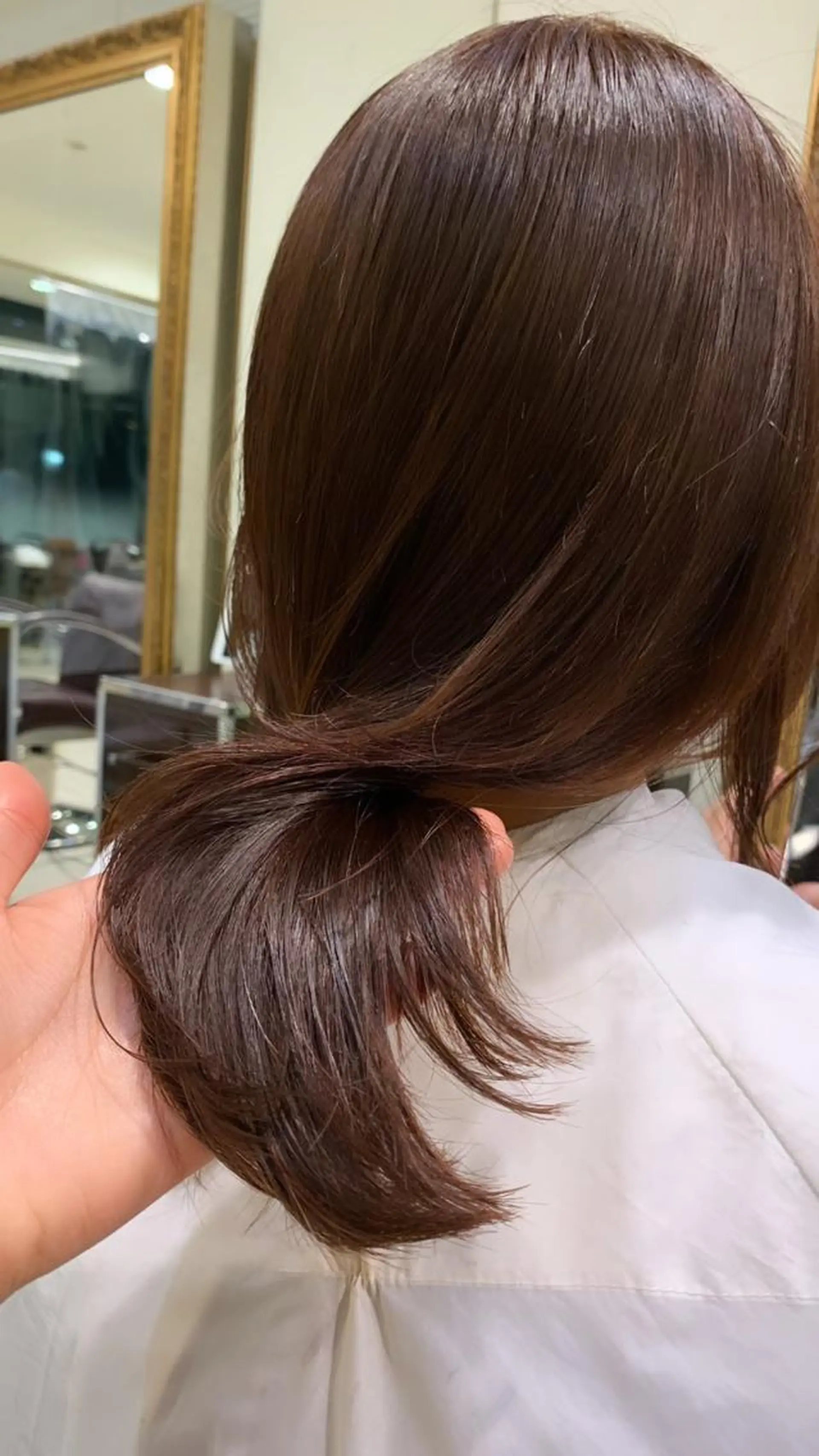 ミディアム タンバルモリパーマ 礒井メンキのヘアスタイル