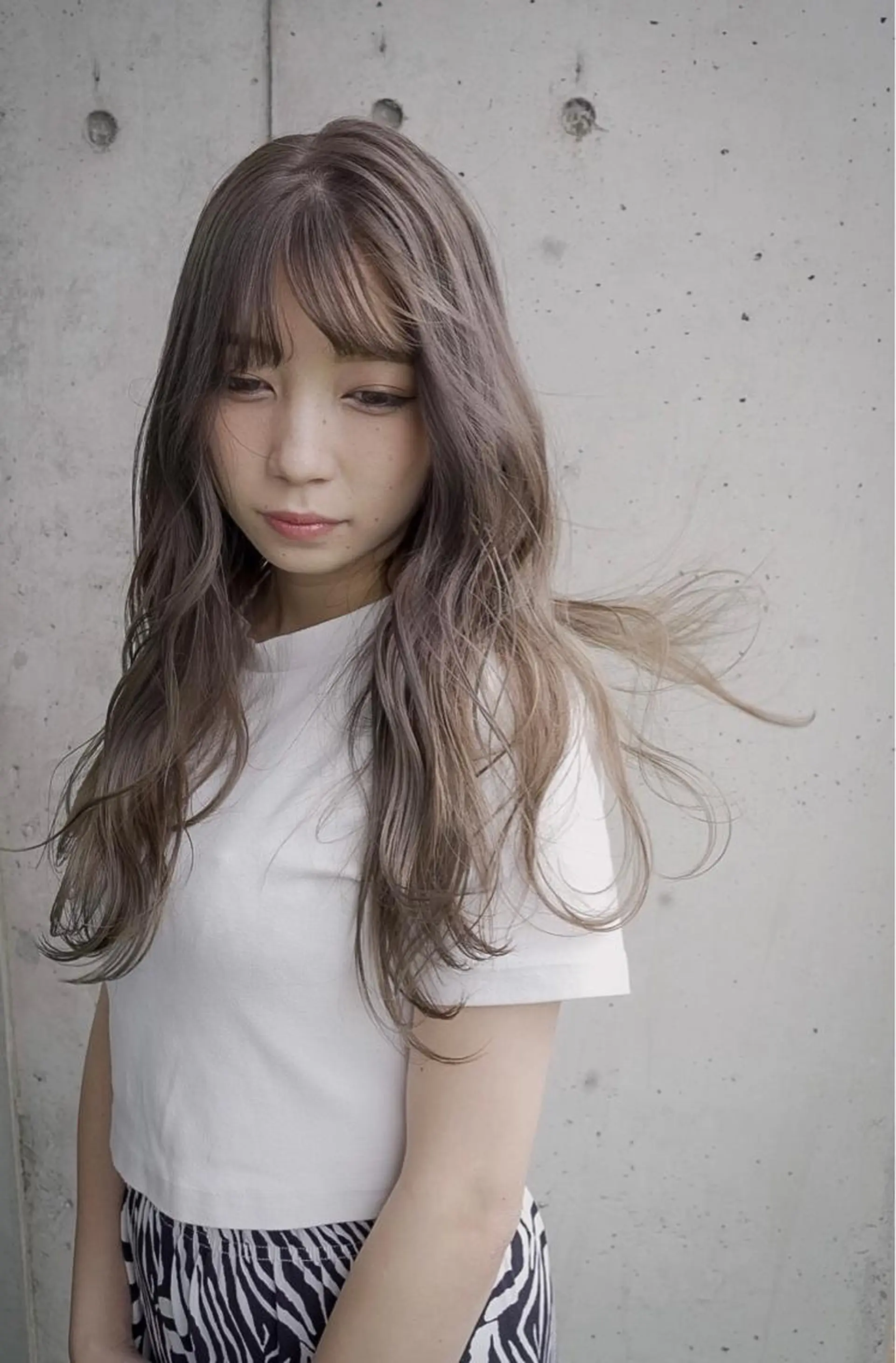 セミロング カラー ベージュカラー 清水 亮太/赤み消しカラーのヘアスタイル