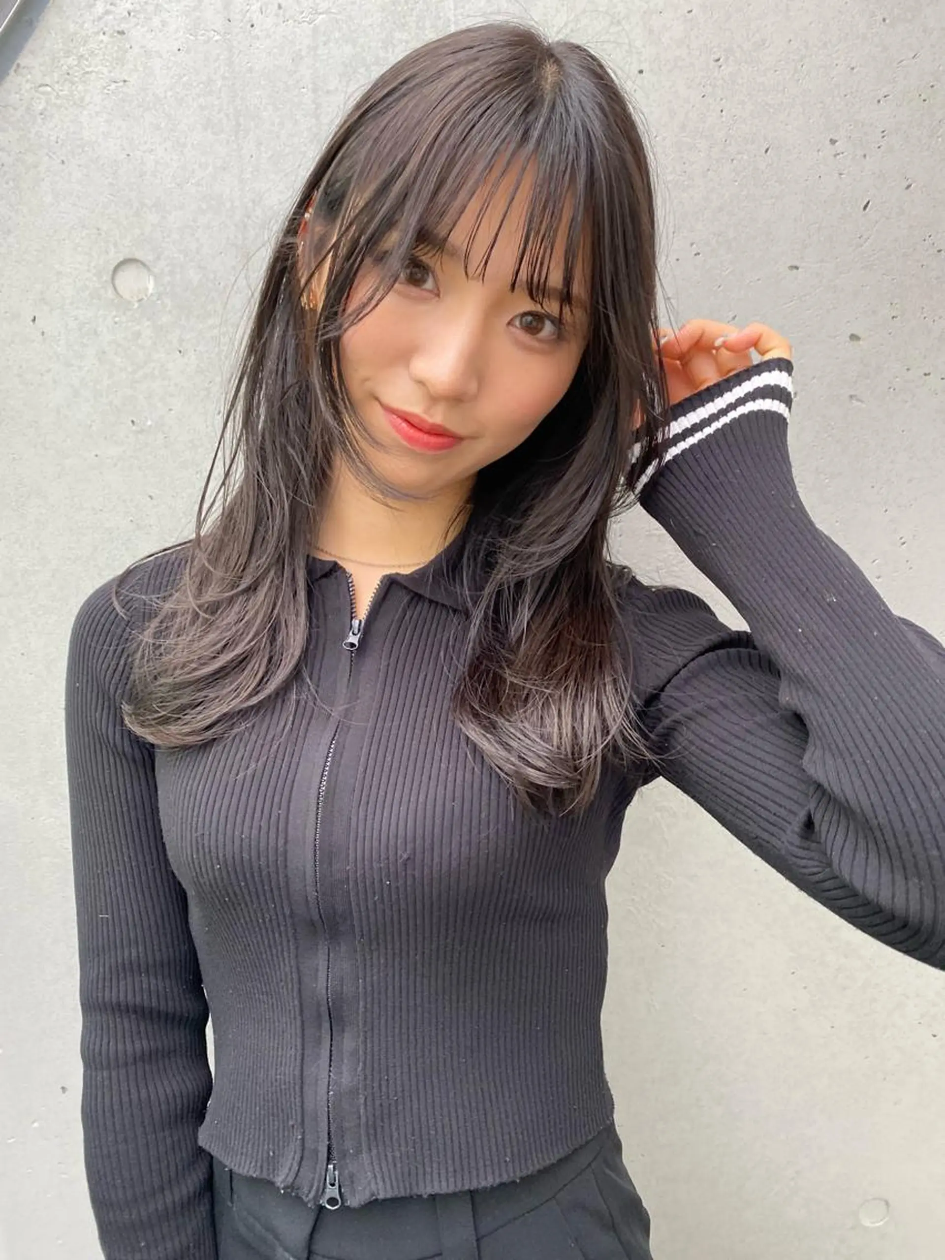 ロング レイヤーカット レイヤーカット /透明感/千葉怜寿のヘアスタイル