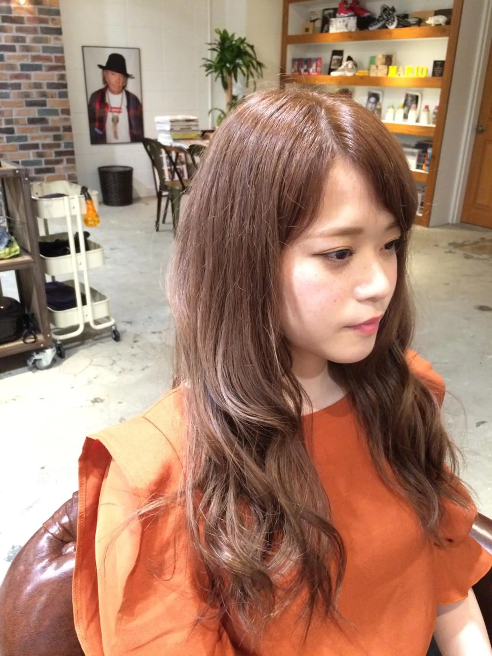 ショート ミディアム セミロング ロング カラー パーマ ヘアアレンジ メンズ ベージュカラー 透明感カラー ピンクカラー ピンクベージュ Forest. -髪質改善-のヘアスタイル