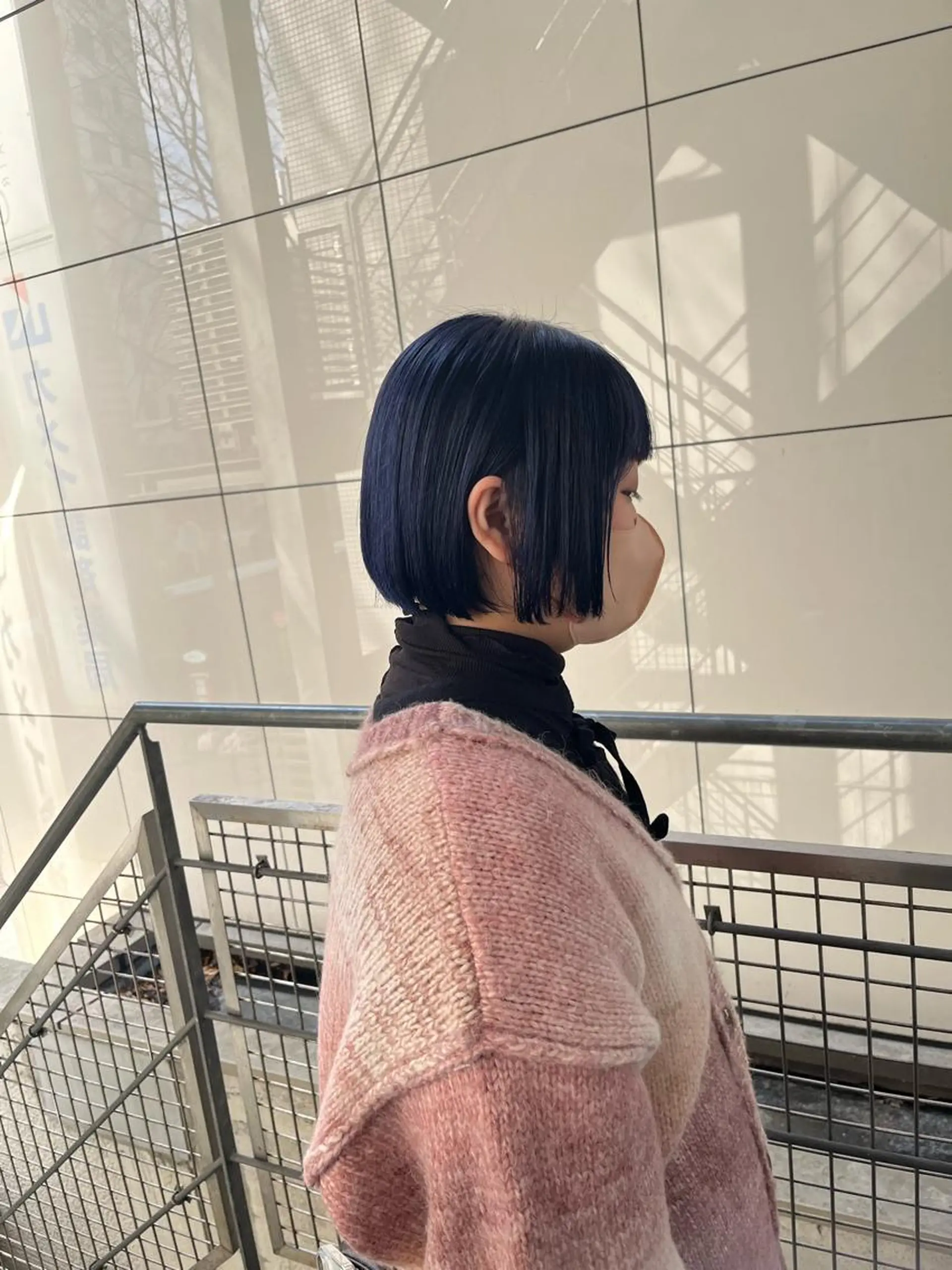 ショート カラー ブルーカラー ネイビーカラー 💠つたふうか/ 韓国/メンズヘア💠のヘアスタイル