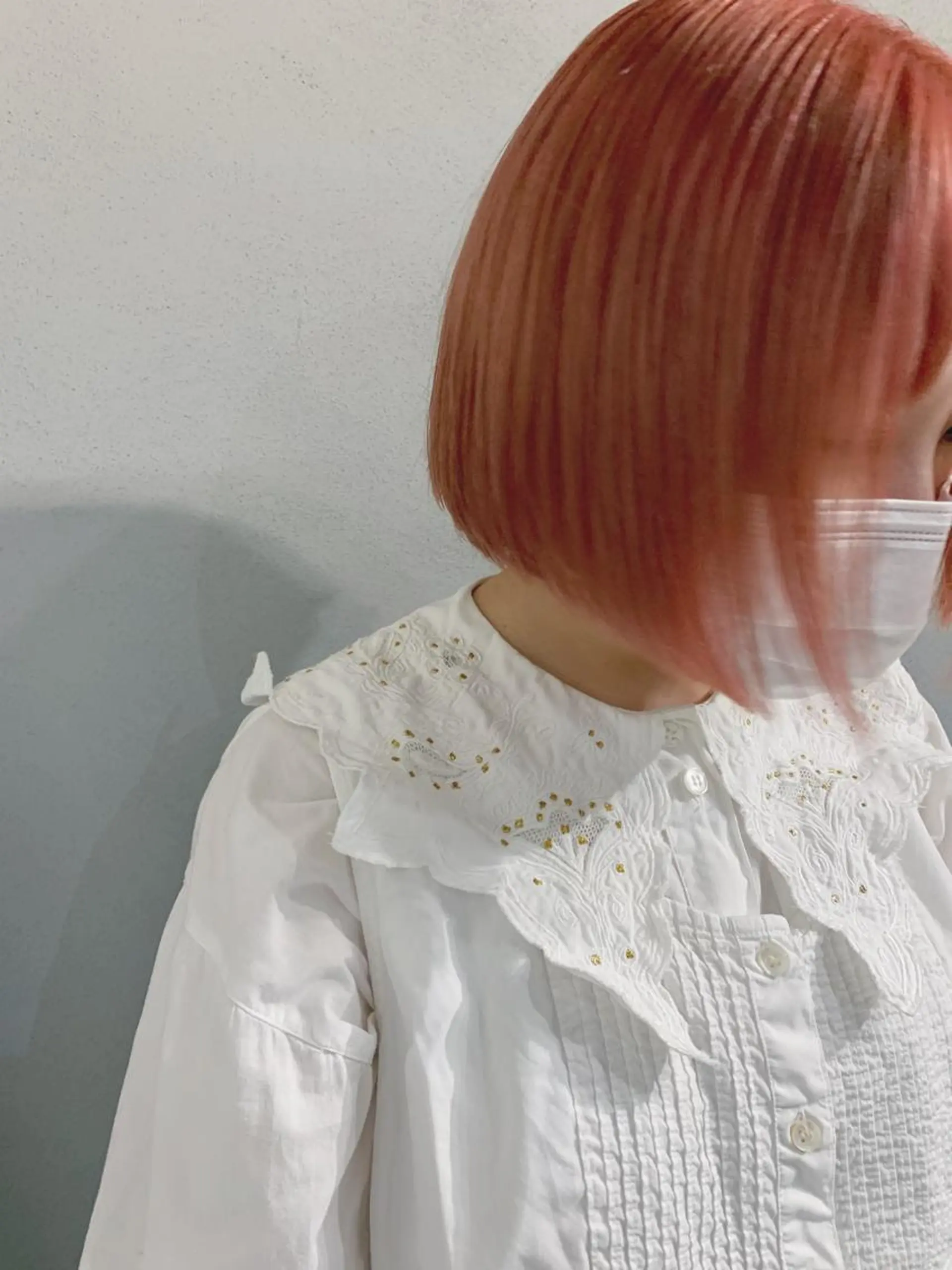 ショート カラー ボブパーマコテ巻き風 パーマNo1深江秀平のヘアスタイル