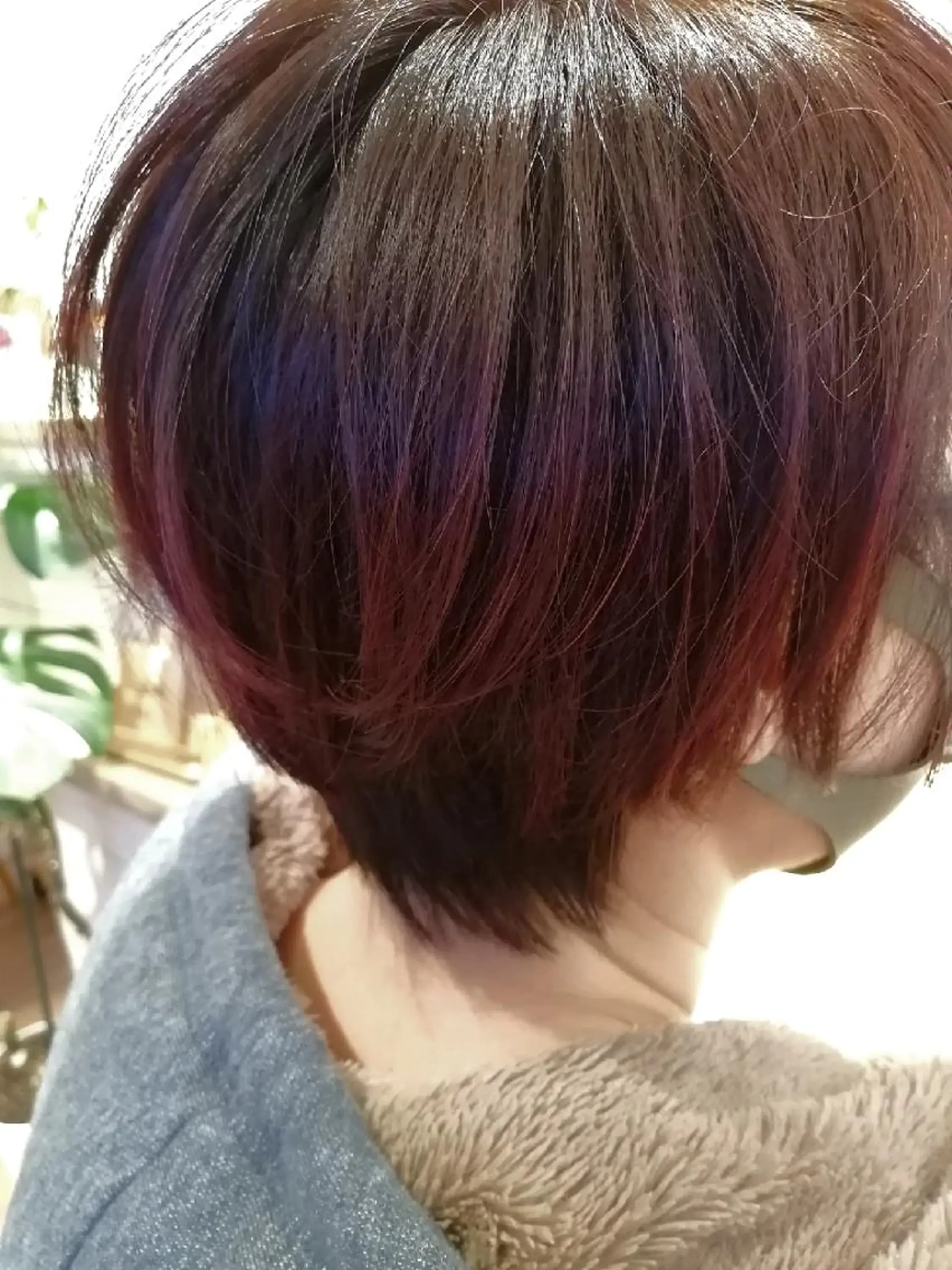 カラー ショート グラデーションカラー 木村 昇のヘアスタイル