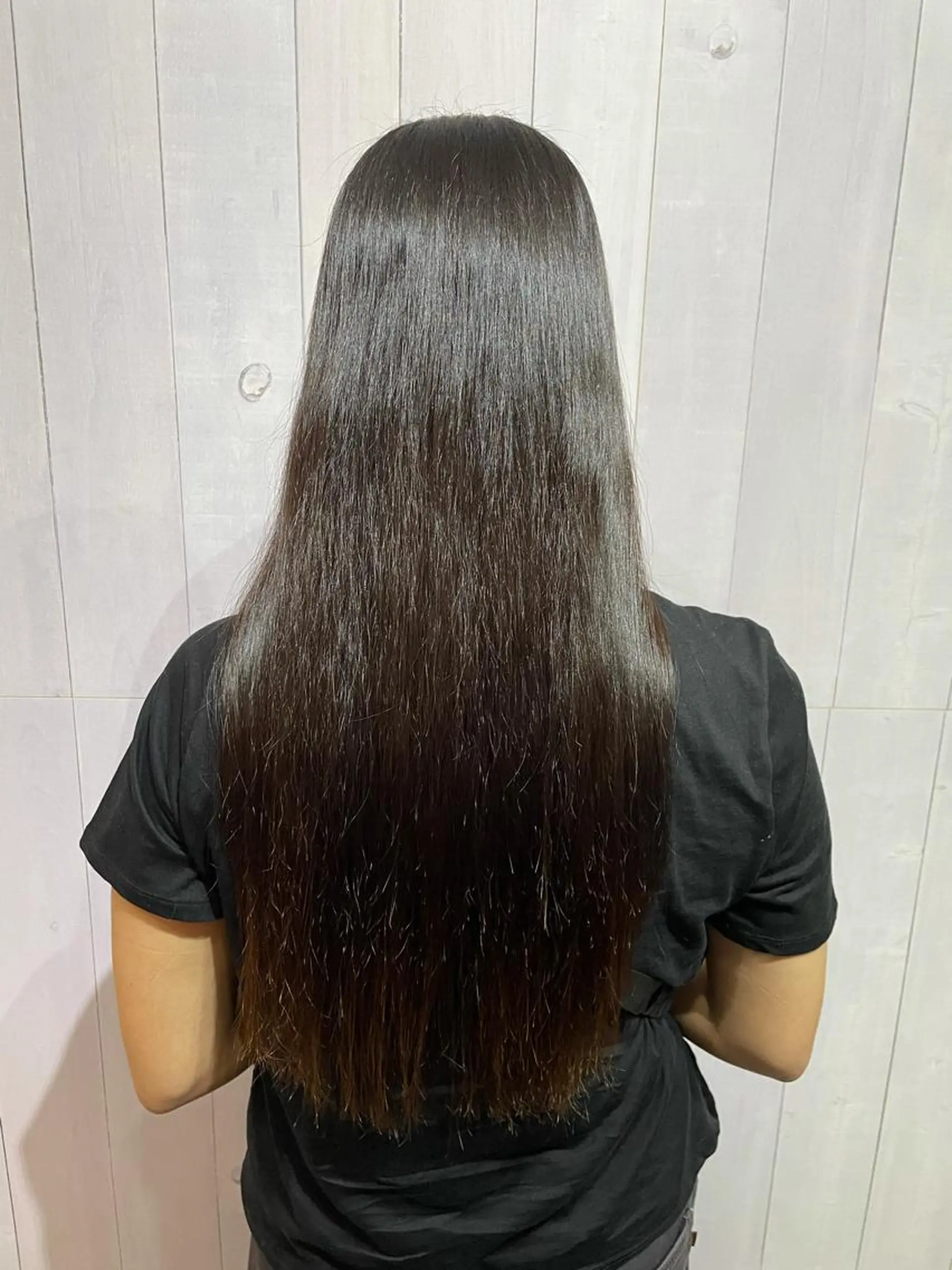 ロング 縮毛矯正 LIFE下通 Miyuuのヘアスタイル