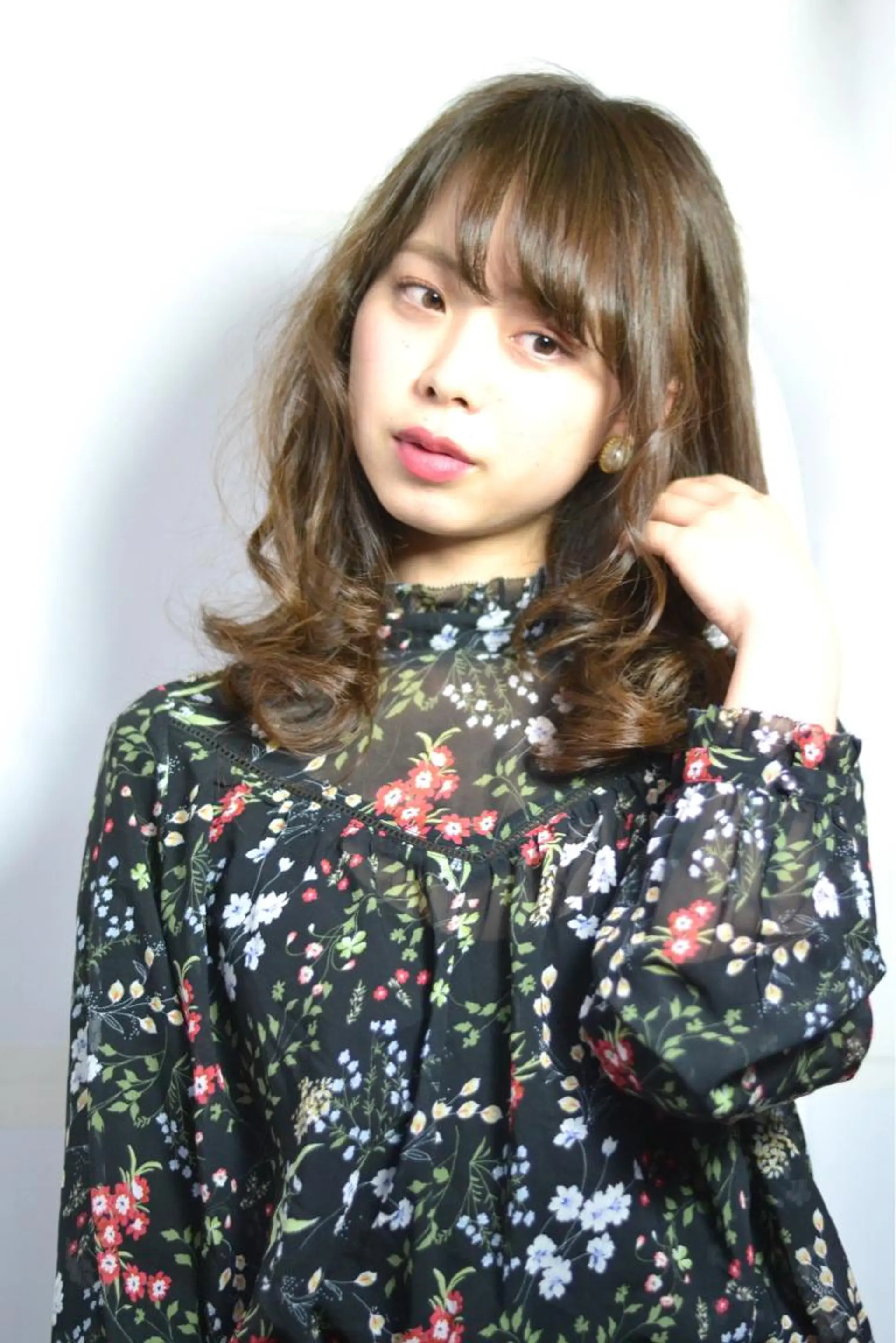 ミディアム カラー 大木 拓瑞のヘアスタイル