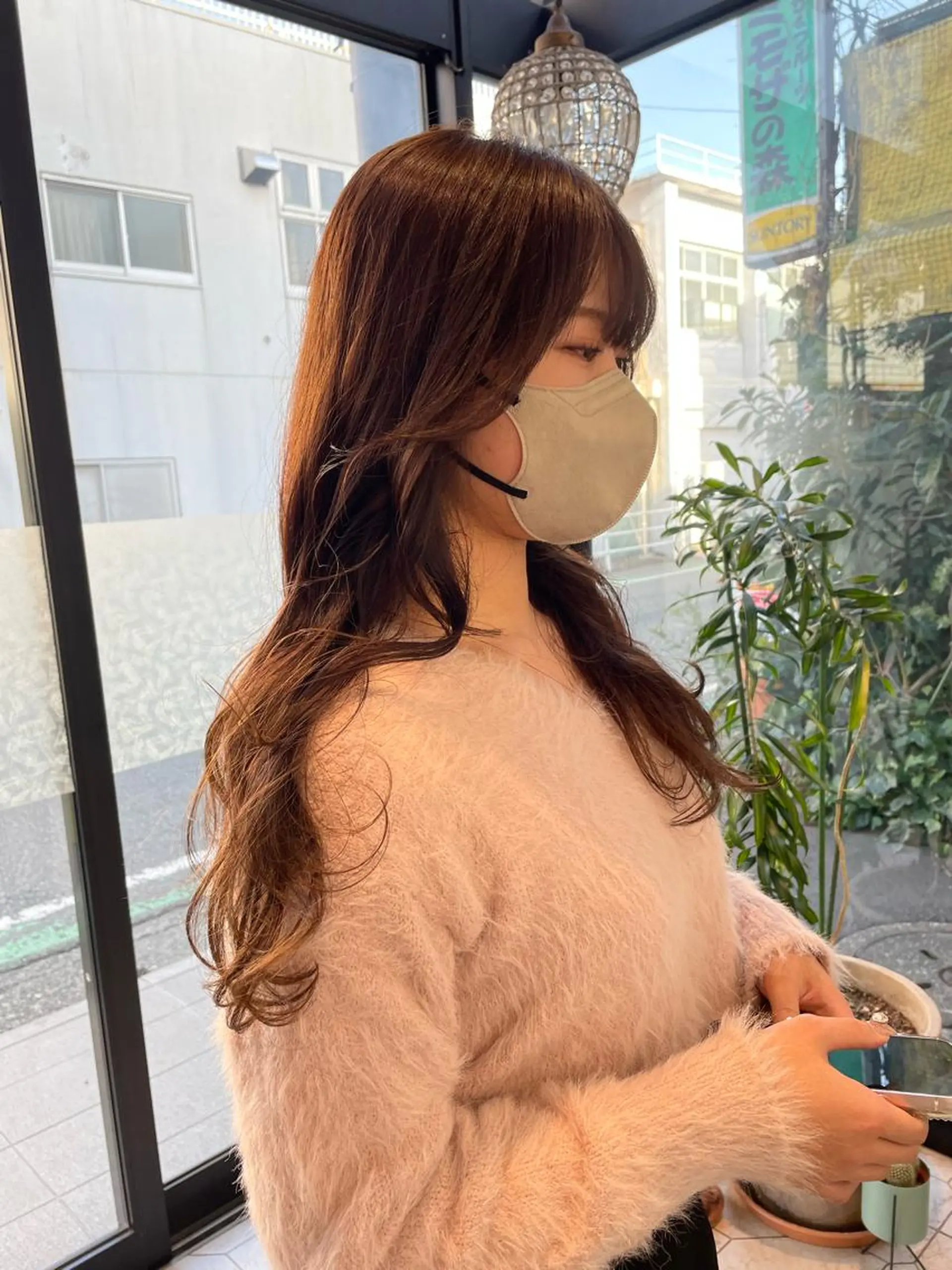 セミロング カラー 土屋 美賀のヘアスタイル