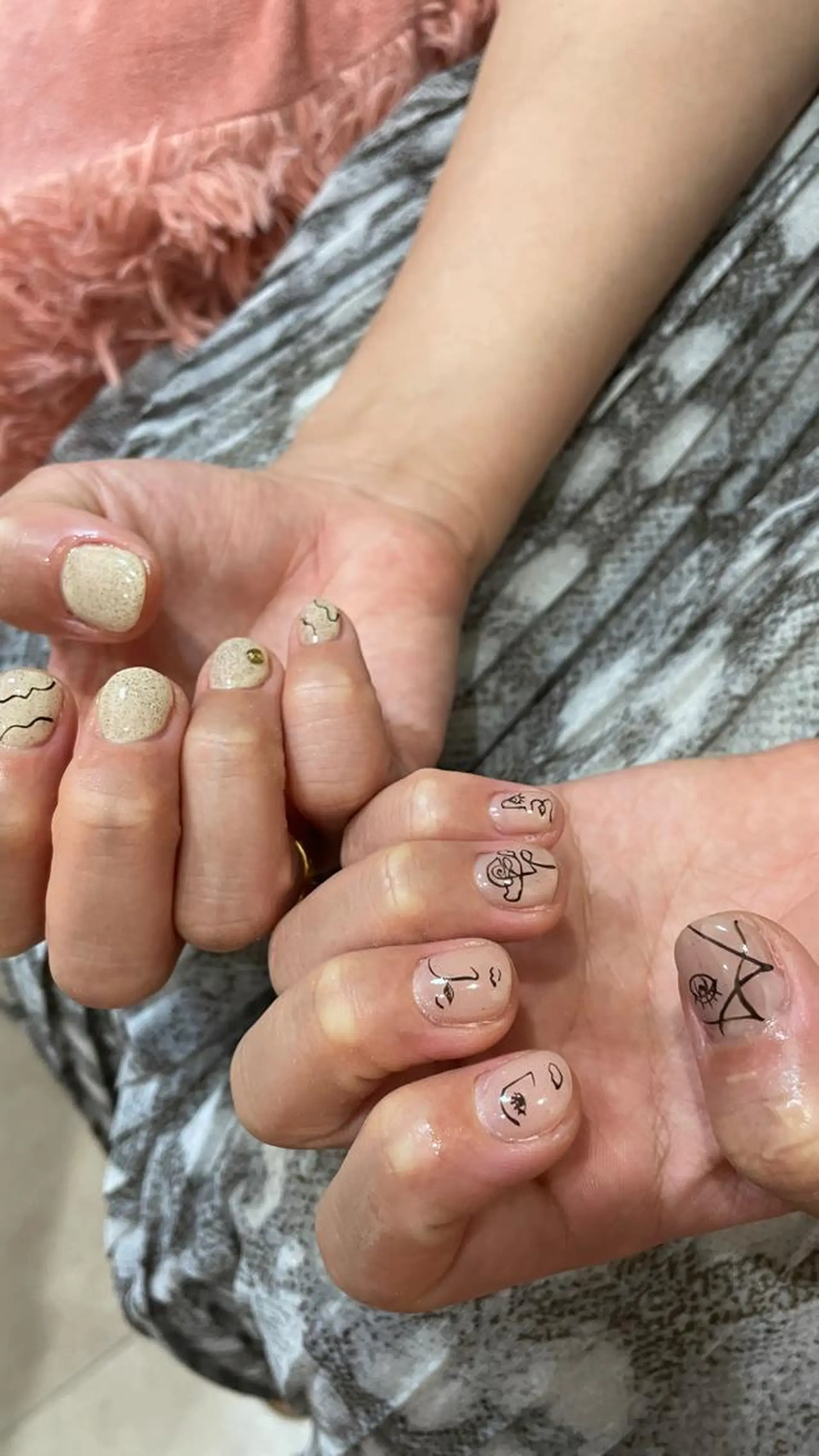 ネイル 栗田 ゆう子のネイルデザイン