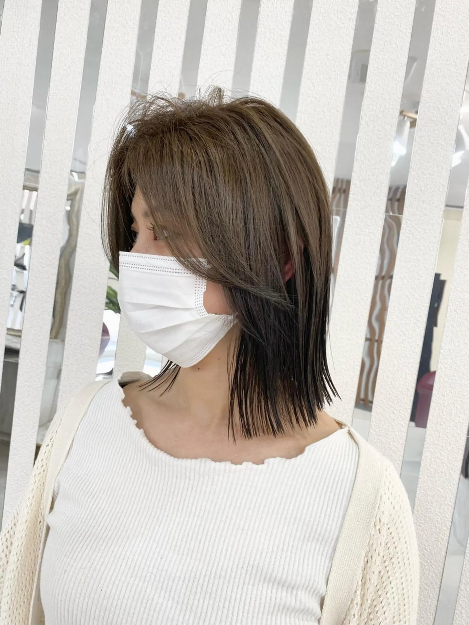 ミディアム カラー カット トリートメント YURI ✨のヘアスタイル