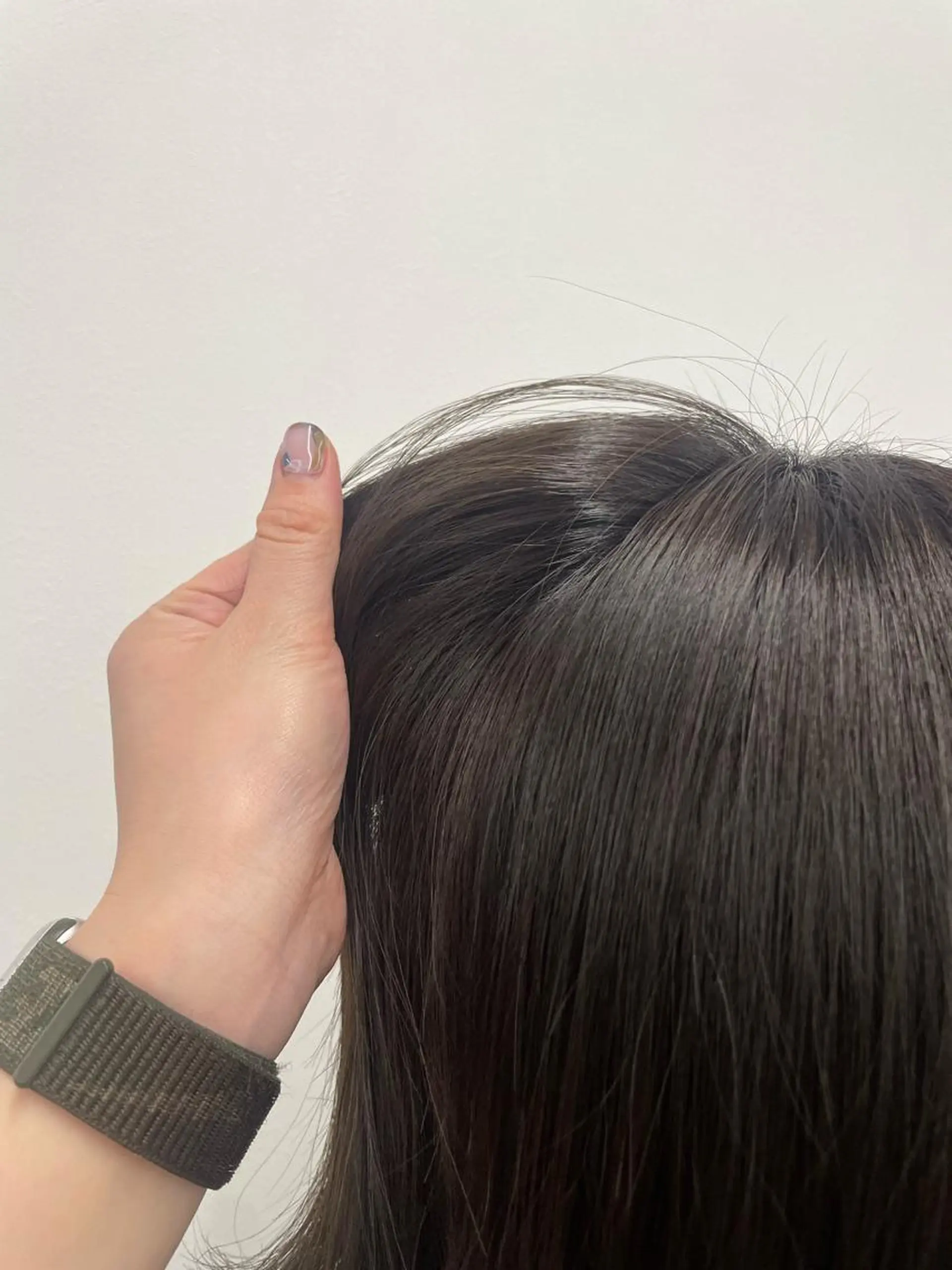 セミロング ヘアカラー 愛結 暖色カラー🎀🩰のヘアスタイル