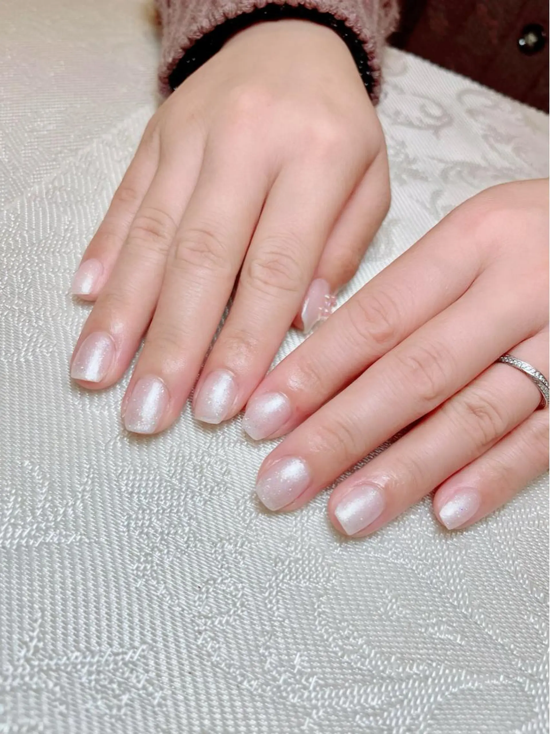 ネイル オーロラネイル ラメ(グリッター) ハンドネイル A.sister所属・nail salon 《A.sister》のネイルデザイン